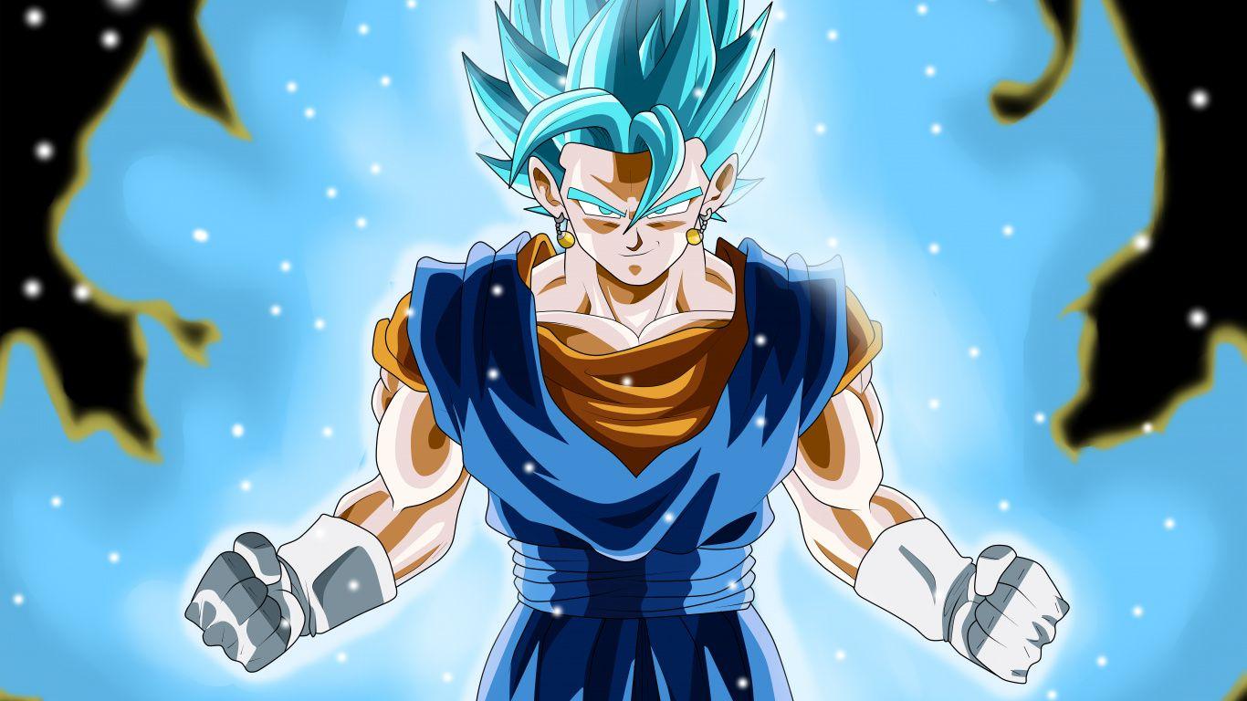 1366x768 Download Attitude, Dragon ball, anime, Vegito wallpaper, 1366x Tablet, laptop