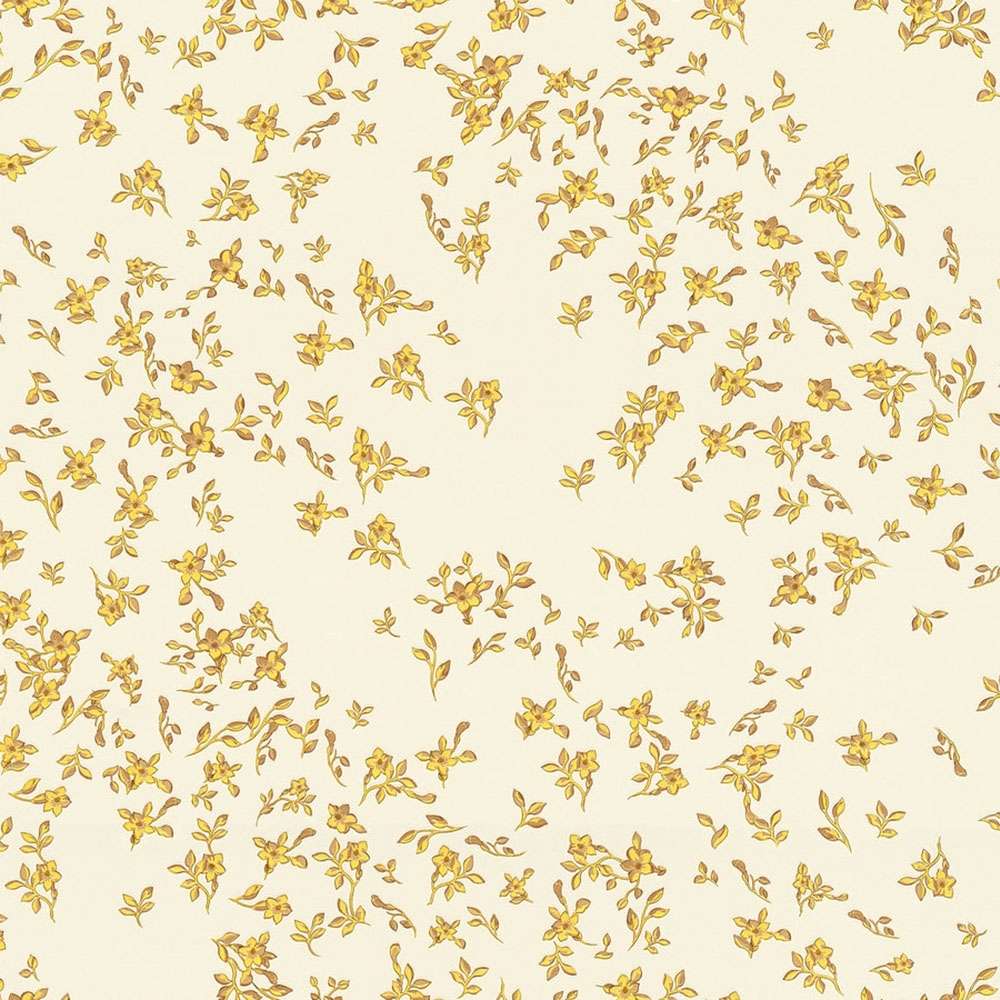 1000x1000 Gold Wallpaper Flower