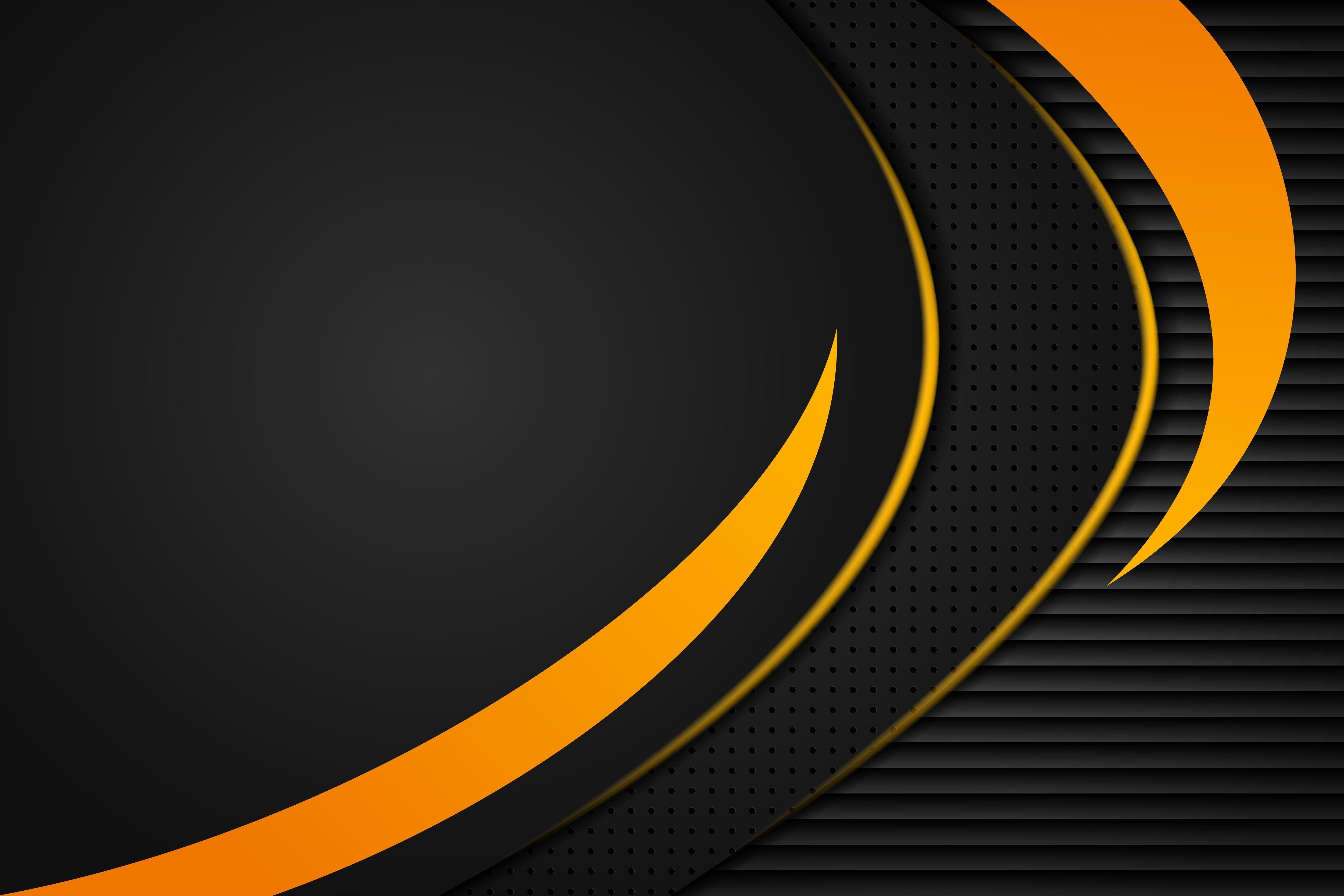 5000x3334 Orange Black Abstract Curve Background (Graphic) by noory.shopper · Creative Fabrica. Black abstract background, Black abstract, Background