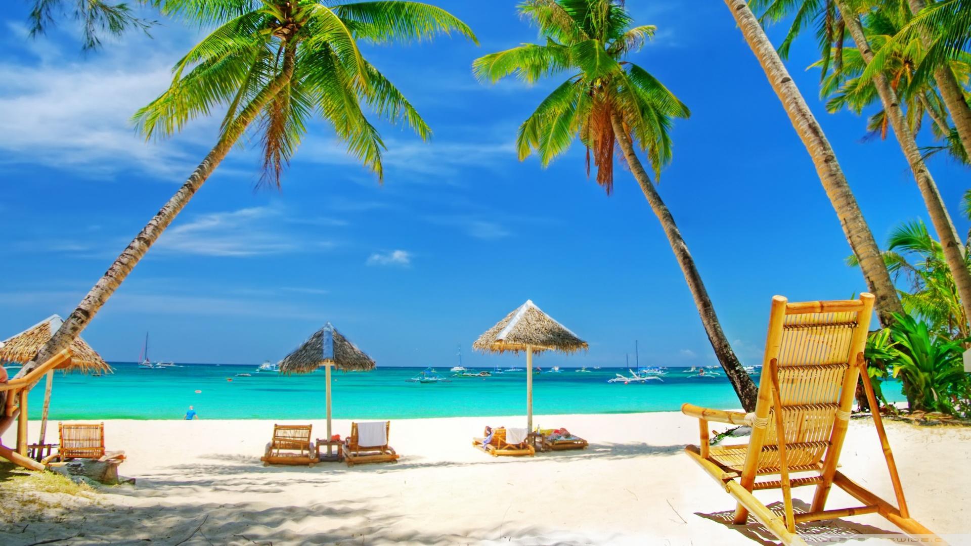 1920x1080 HD Wallpaper Beach Paradise