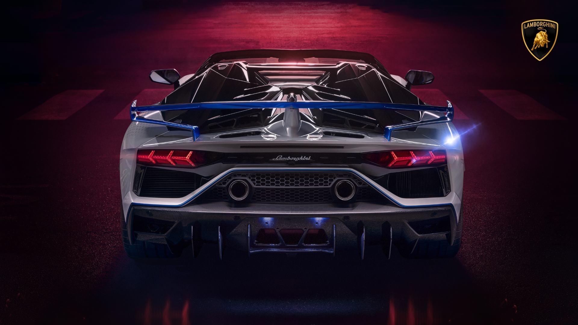 1920x1080 Lamborghini Aventador SVJ Roadster Sports Car Wallpaper