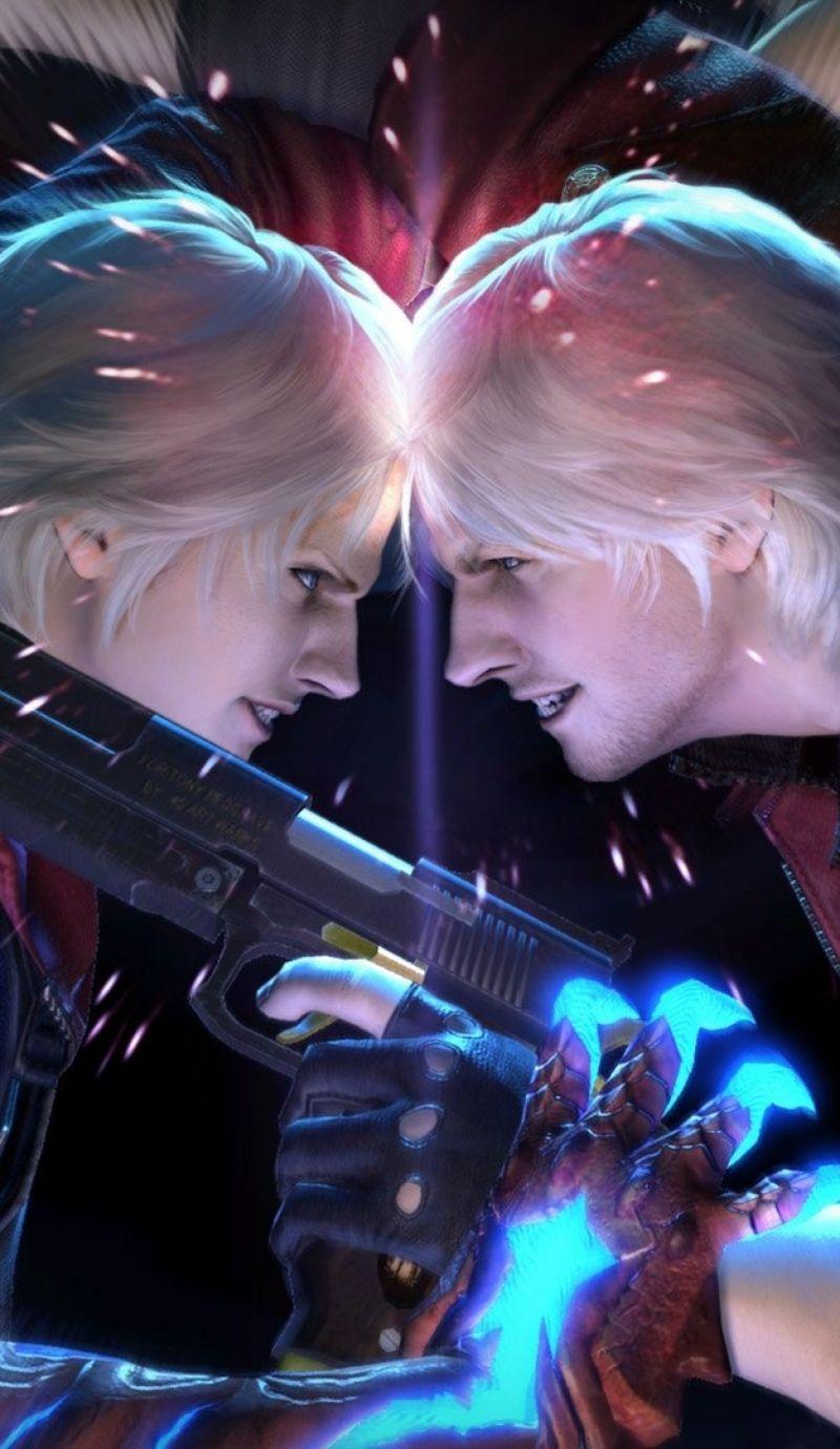800x1380 Download Devil May Cry, Dante, Battle Apple iPhone 6S, 6 wallpaper 800x1380