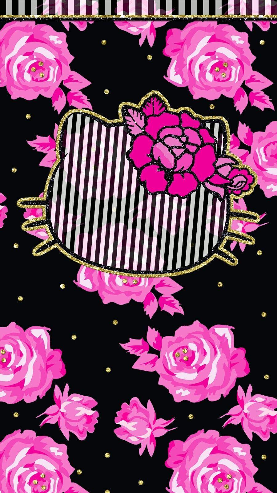 Pink and Black Star Wallpaper for Girls  Black Wallpaper HD