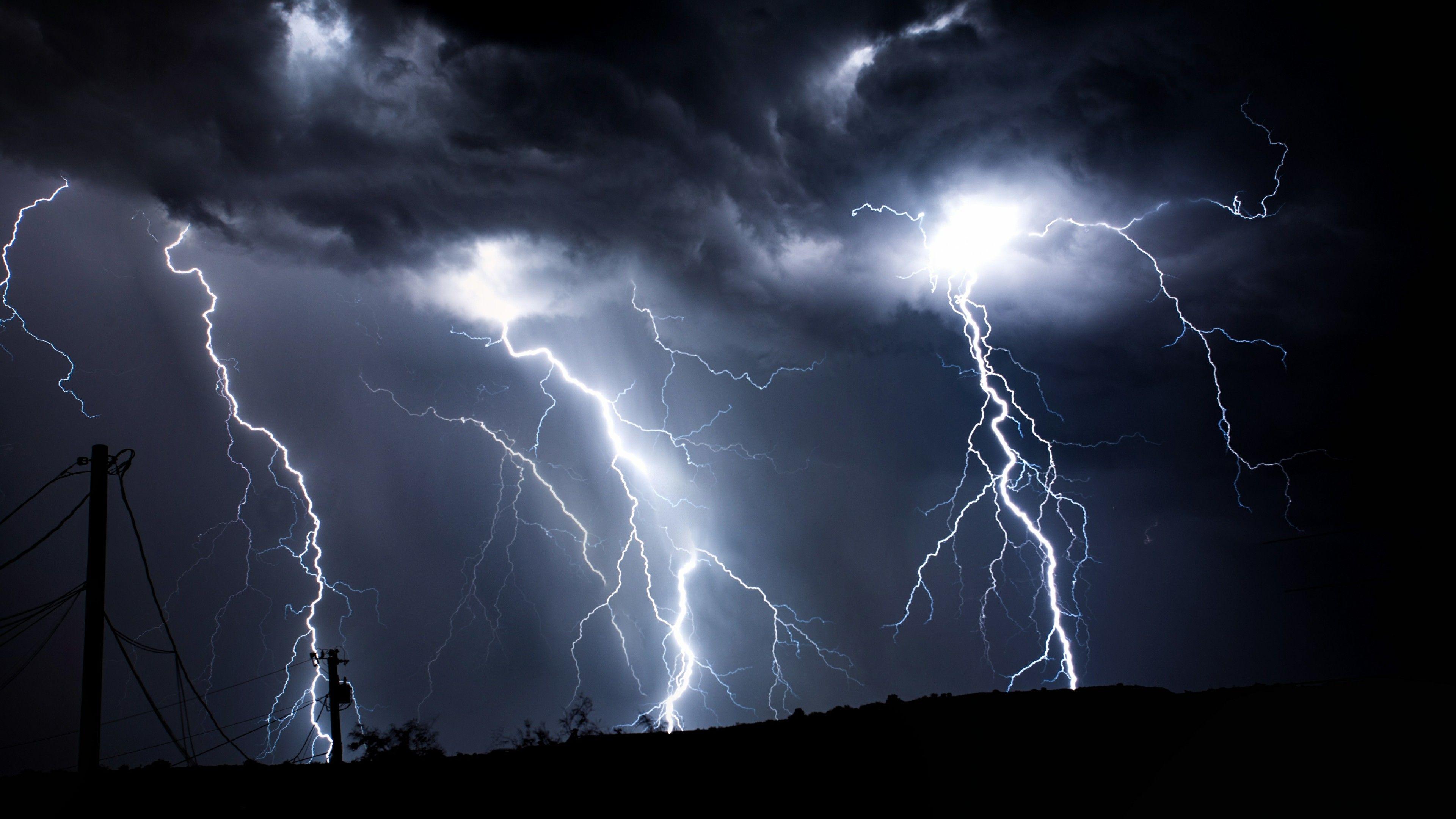 3840x2160 Download Src Lightning Strike Wallpaper Samsung HD Wallpaper