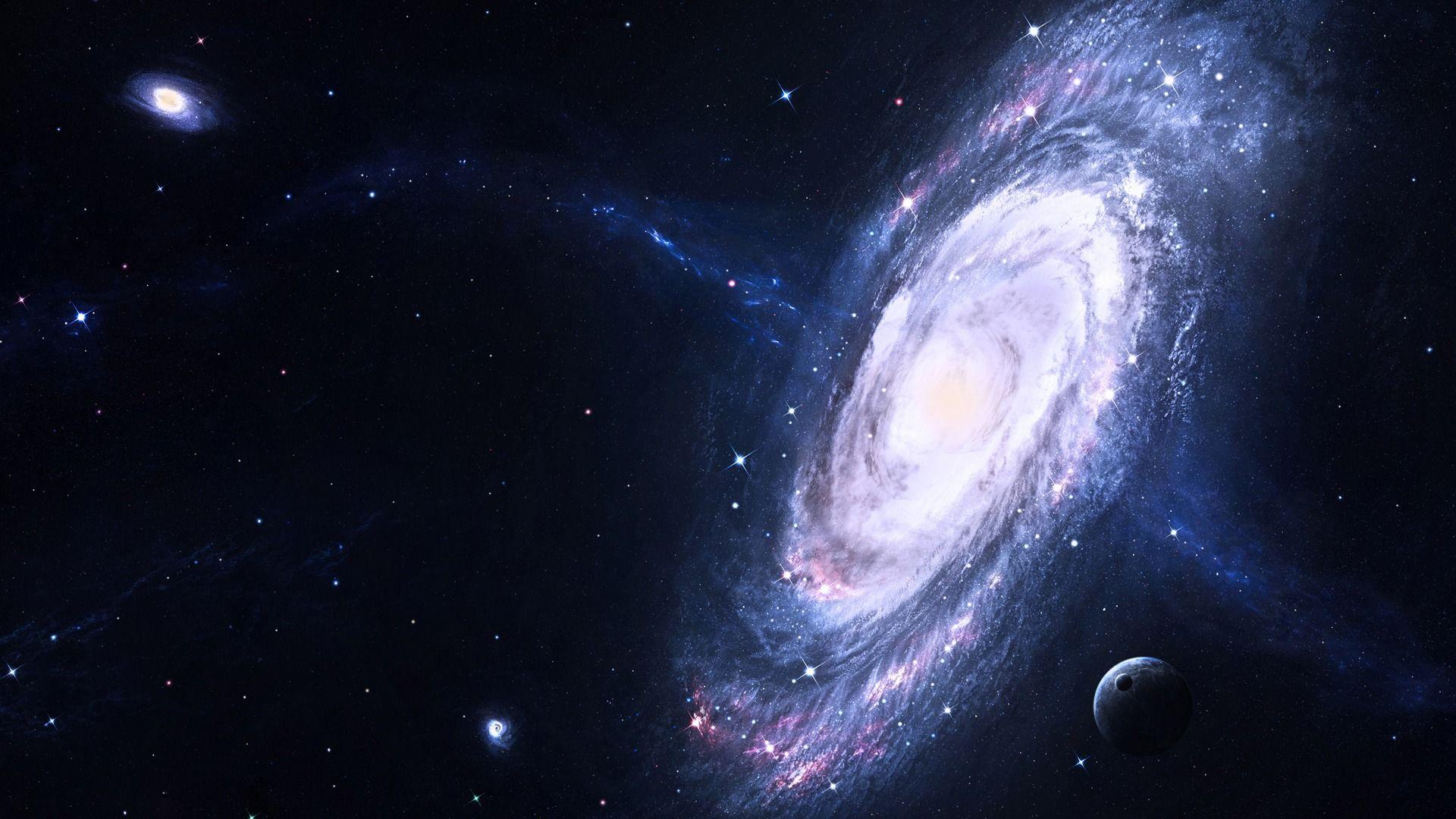 1920x1080 Astronomers Discover 7 New Galaxies Using Subaru Telescope. Dark