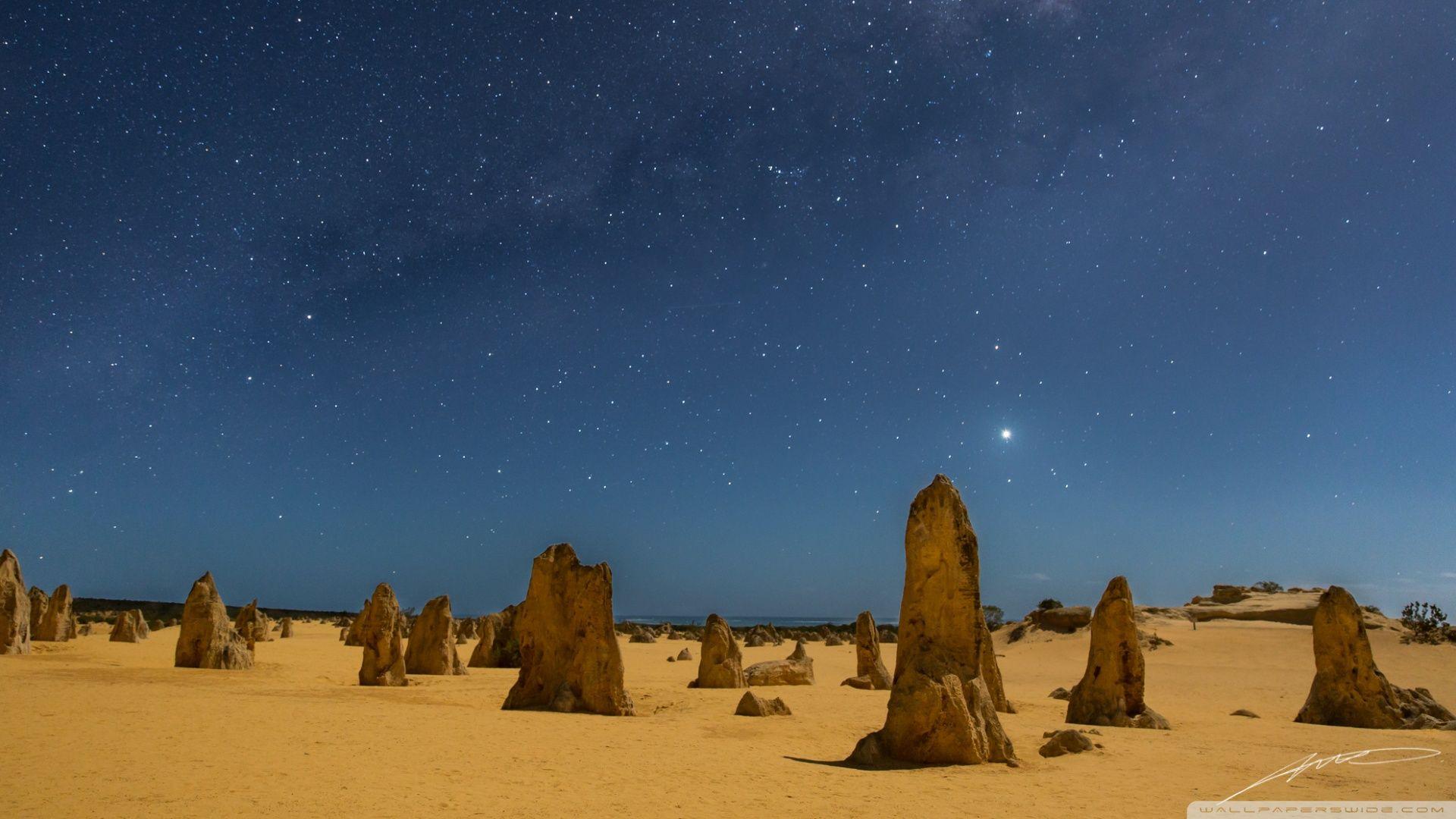 1920x1080 The Pinnacles in Western Australia (Photo credit to Fan Zhuo) [1920 x 1080]