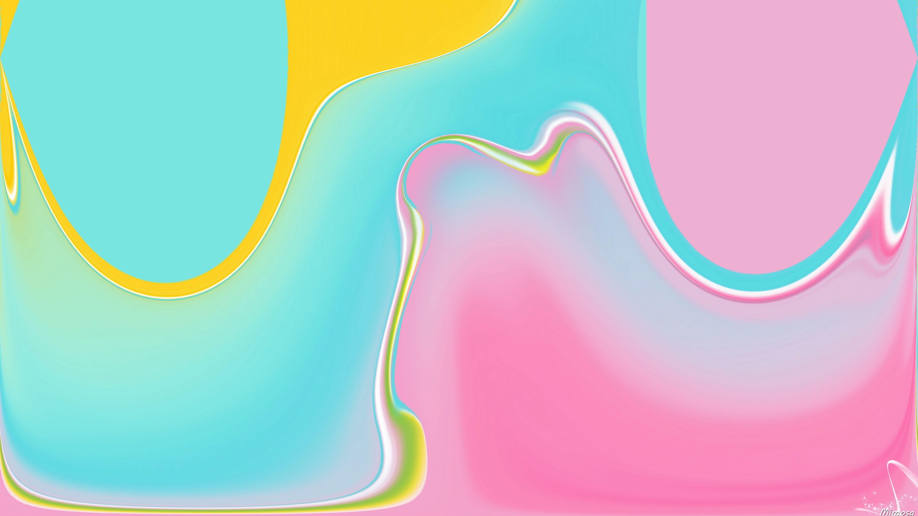 3840x2160 Wallpaper 4k Abstract Artistic Blue Colors Digital Art Gradient Pink 4k Wallpaper, Abstract Wallpaper, Colorful Wallpaper, Digital Art Wallpaper, Hd Wallpaper, Pink Wallpaper