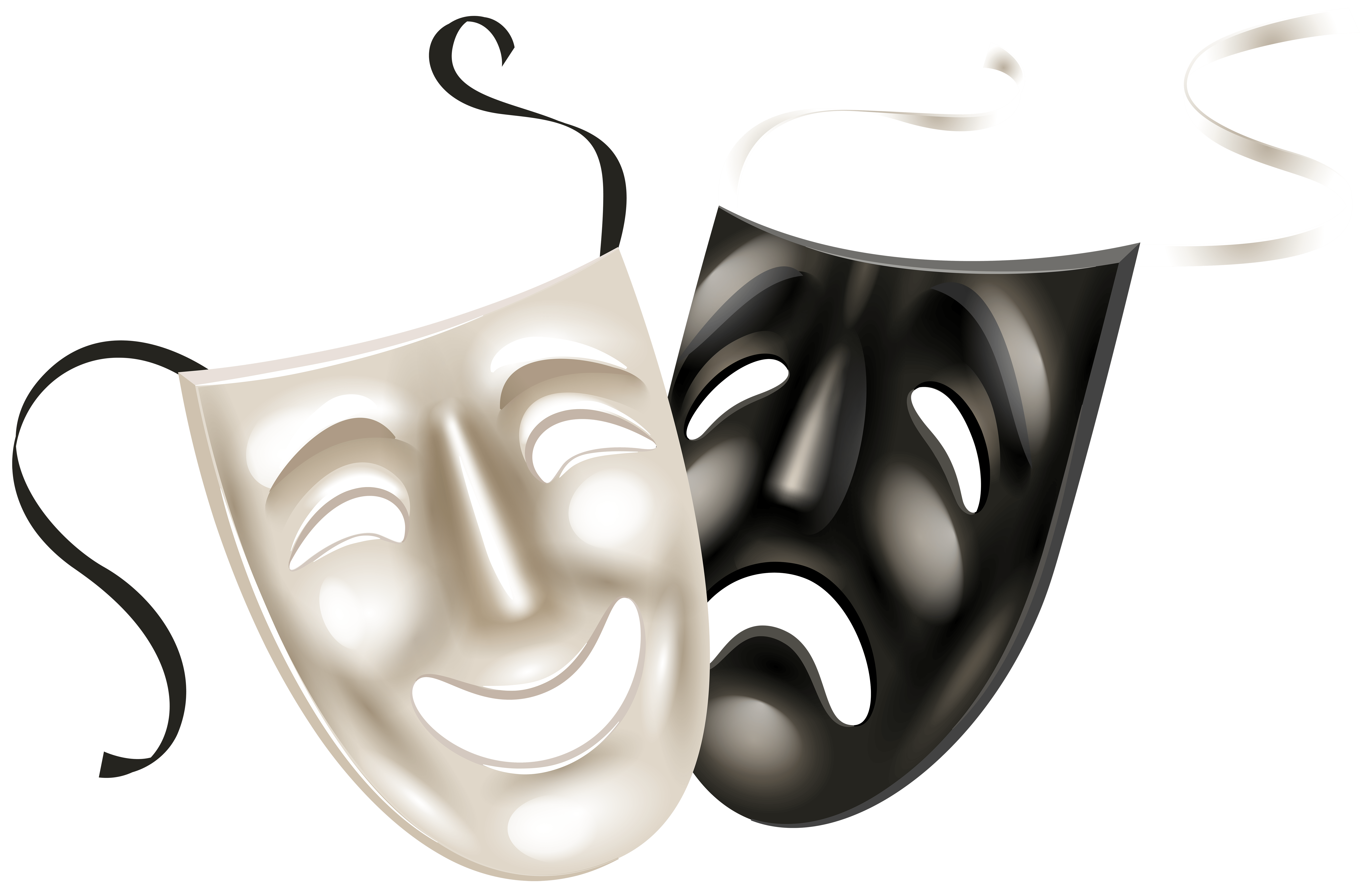7000x4536 Theater Masks PNG Clip Art PNG Image Quality Image And Transparent PNG Free Clipart
