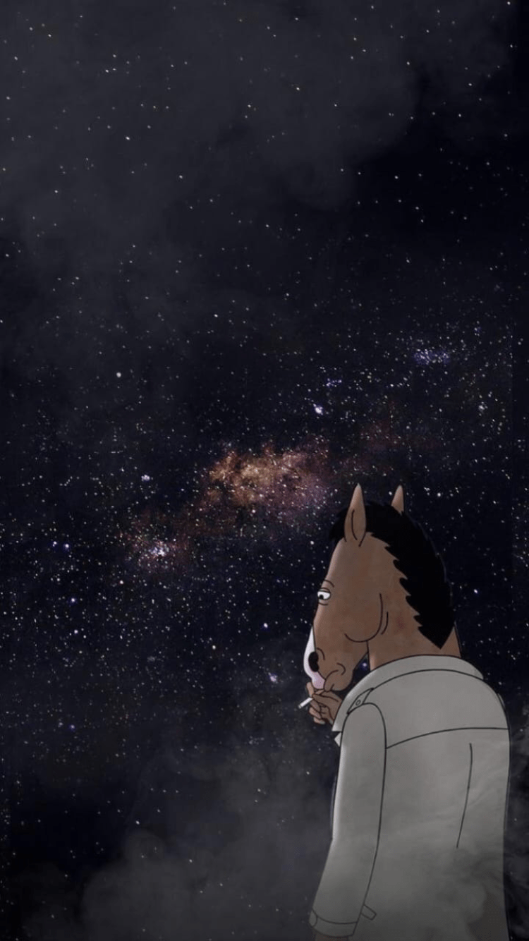 750x1334 Fondodepantalla3Ddebts. Horseman, Bojack horseman, Pop illustration