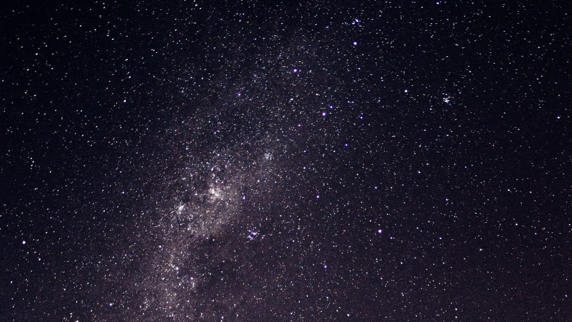 1920x1080 Download wallpaper 1920x1080 starry sky, galaxy, milky way, glitter