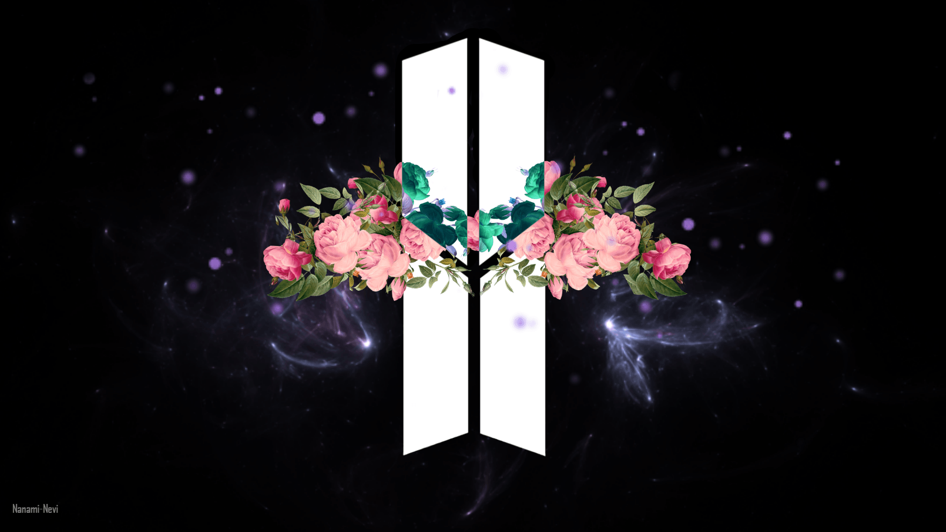 1920x1080 My Creation For New BTS Logo PC 1920x1080 Wallpaper Wp6407973
