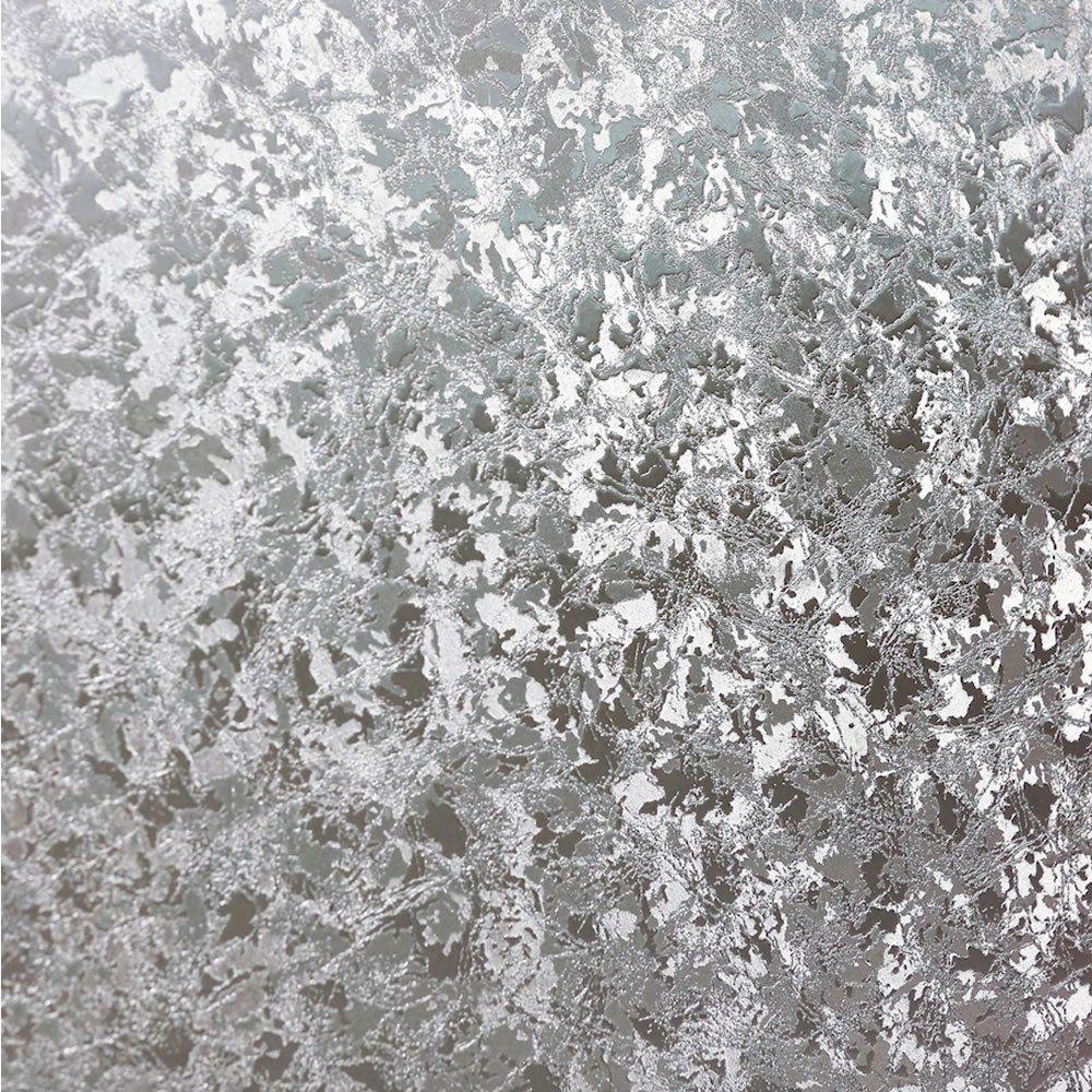 1000x1000 Crushed Velvet Foil Wallpaper Silver Arthouse 294301