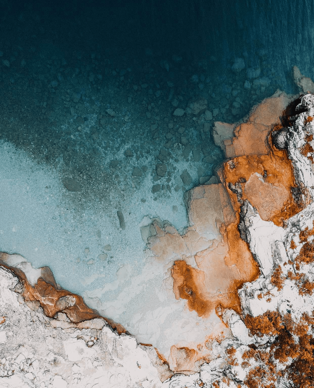 1242x1533 Teal // Orange Download the Vellum App on iOS to get this free Daily iPhone Wallpaper #vellumapp #getvell. Pretty phone wallpaper, Abstract artwork, Wallpaper app