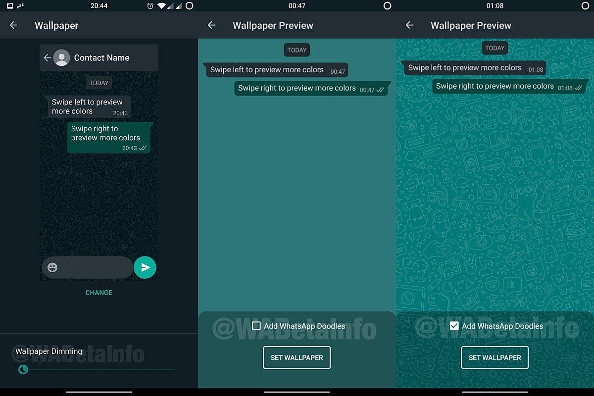 1200x800 WhatsApp Is Bringing Wallpaper Dimming And Doodles To Chat Background In New Update