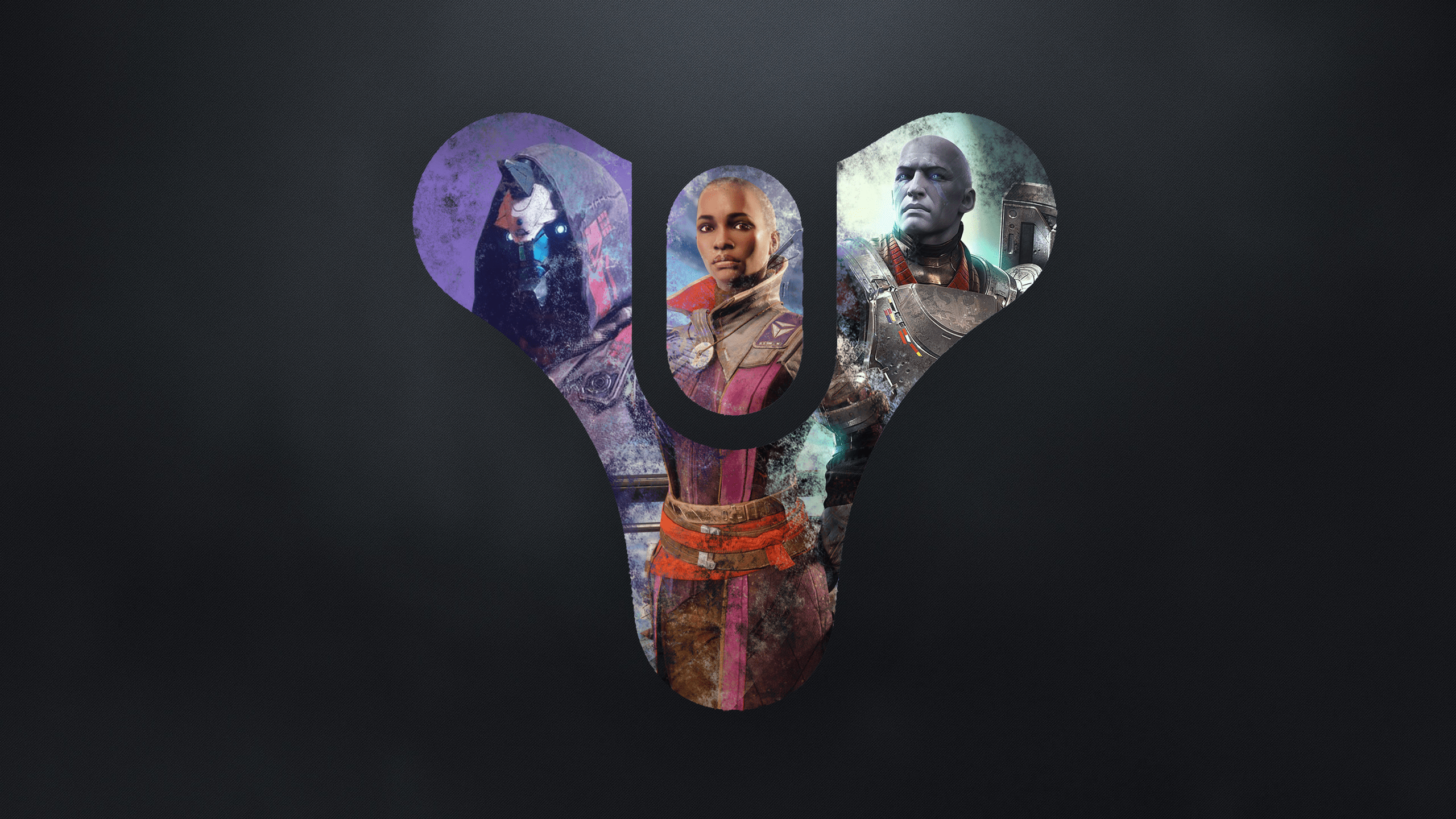 2560x1440 Someone requested a Destiny 2 logo wallpaper, hope you like it!