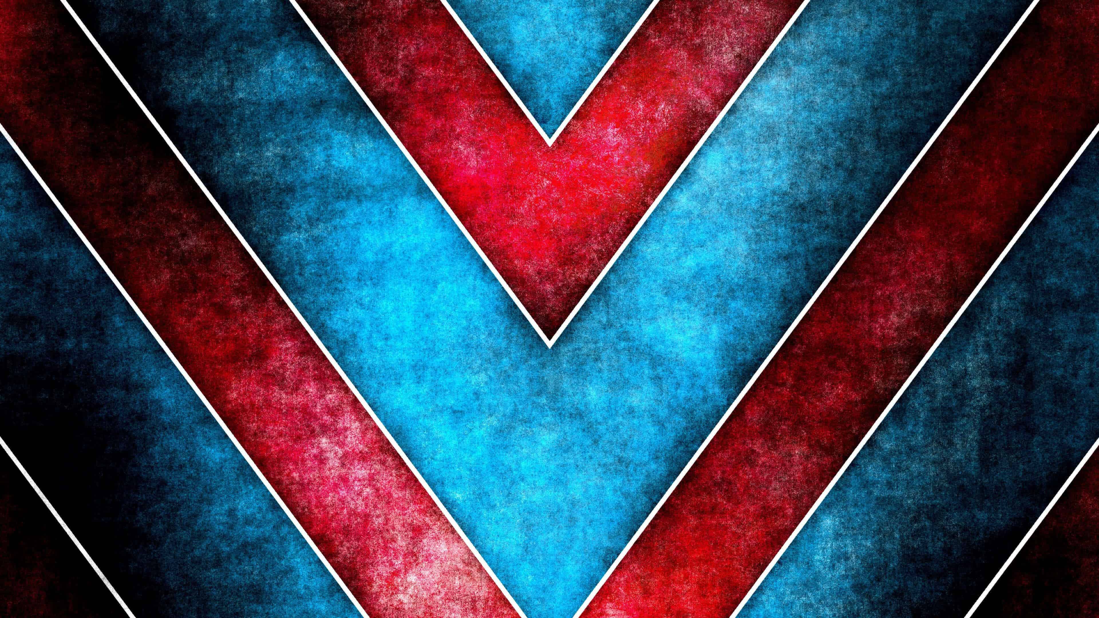 3840x2160 Blue Red Wallpaper