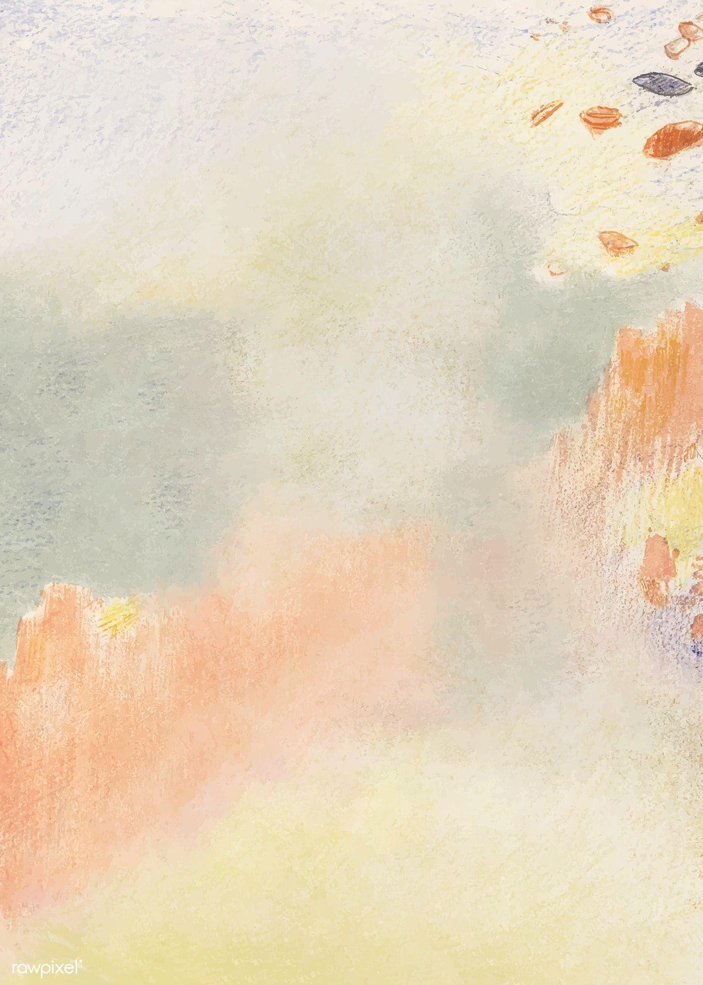 1400x1960 Download premium vector of Abstract yellow and orange oil paint textured. Texture painting, Colorful oil painting, Oil painting