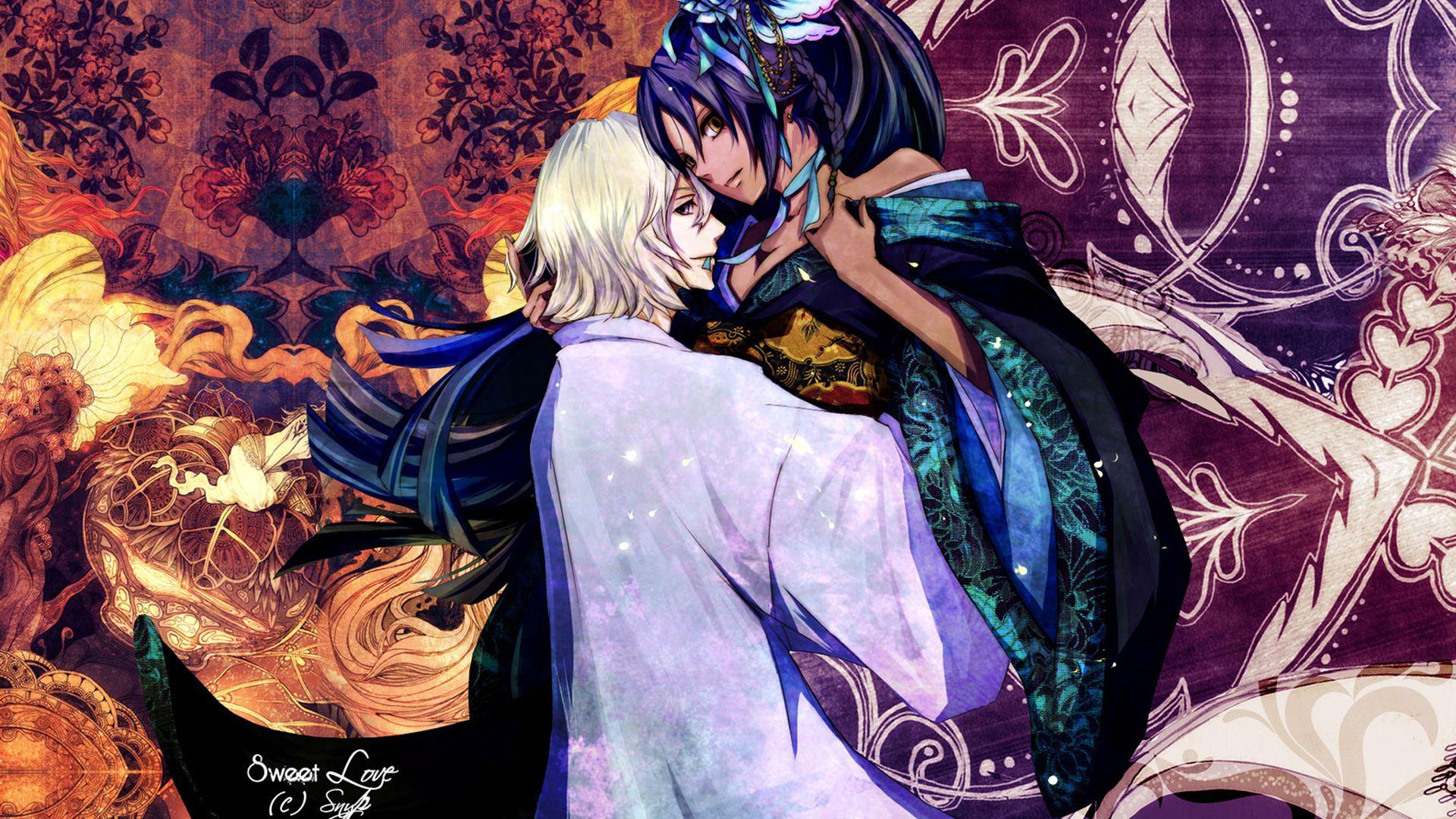1920x1080 Urahara Kisuke Yoruichi Bleach Wallpaper Anime Kisuke And Yoruichi HD Wallpaper