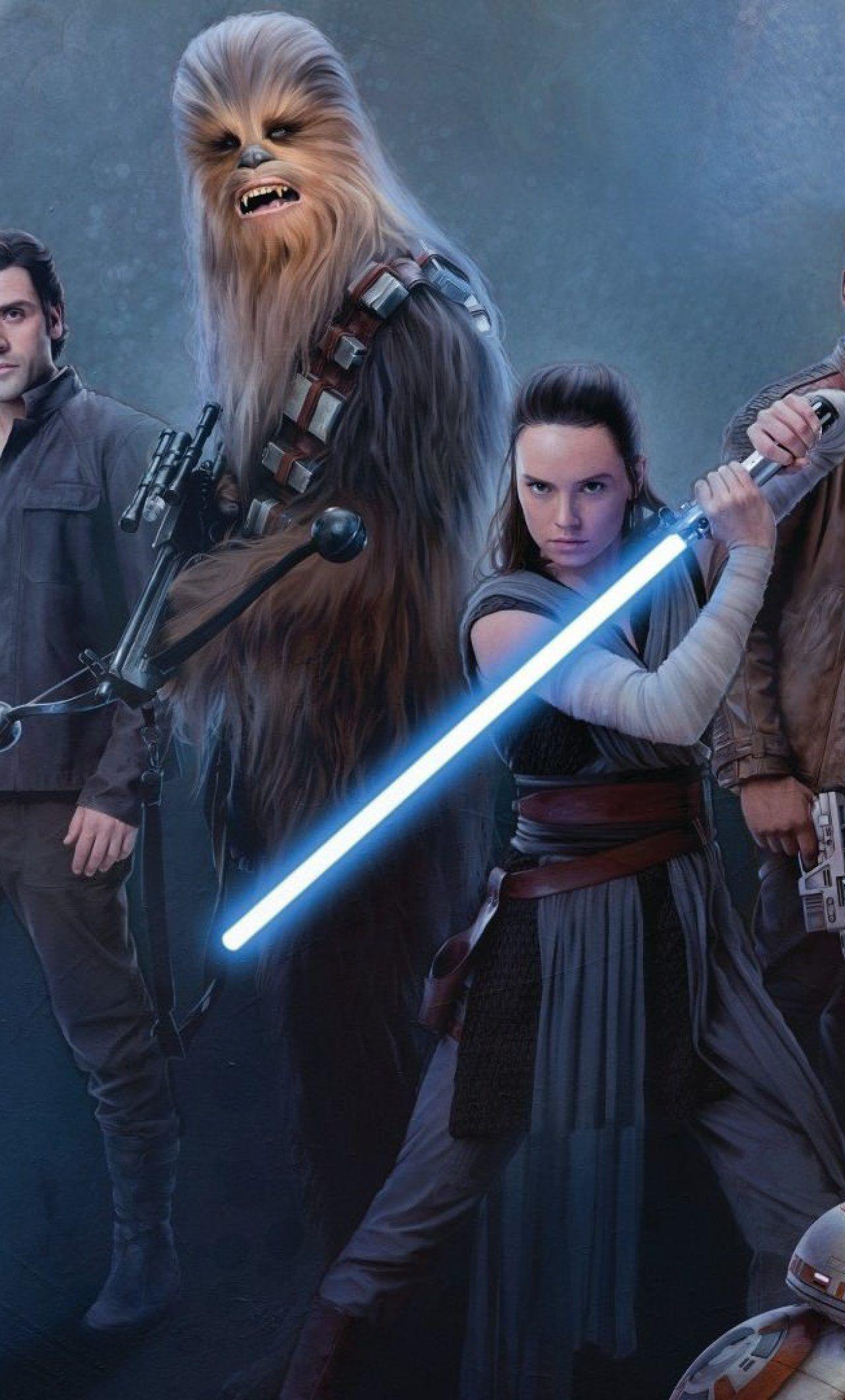 1280x2120 Rey Star Wars iPhone Wallpaper