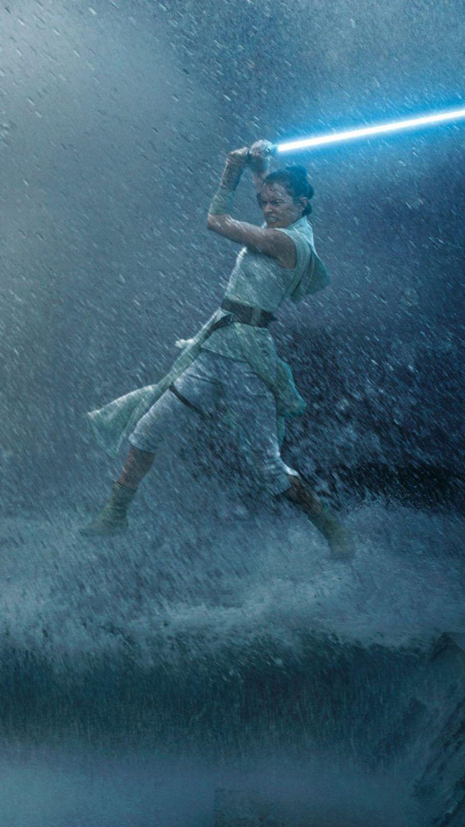 950x1689 Daisy Ridley Fight In Star Wars The Rise of Skywalker 4K Ultra HD Mobile Wallpaper