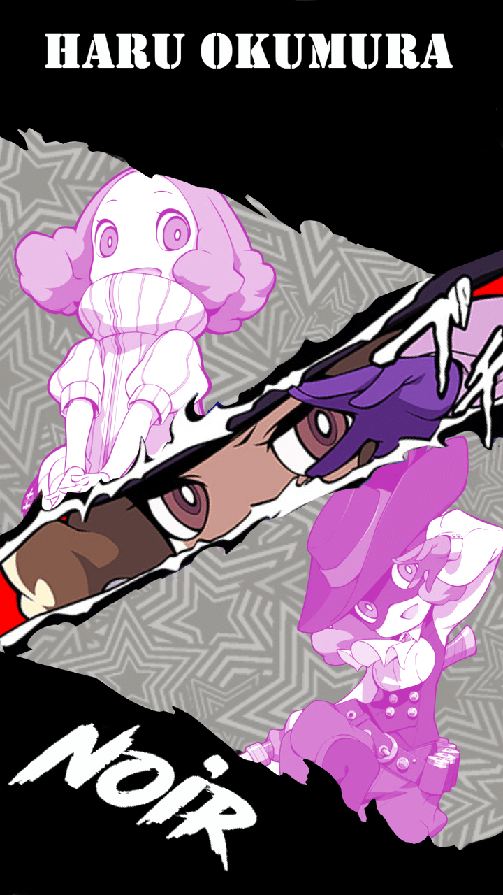 720x1280 Haru Noir. PQ2. Persona 5 Anime, Persona Persona