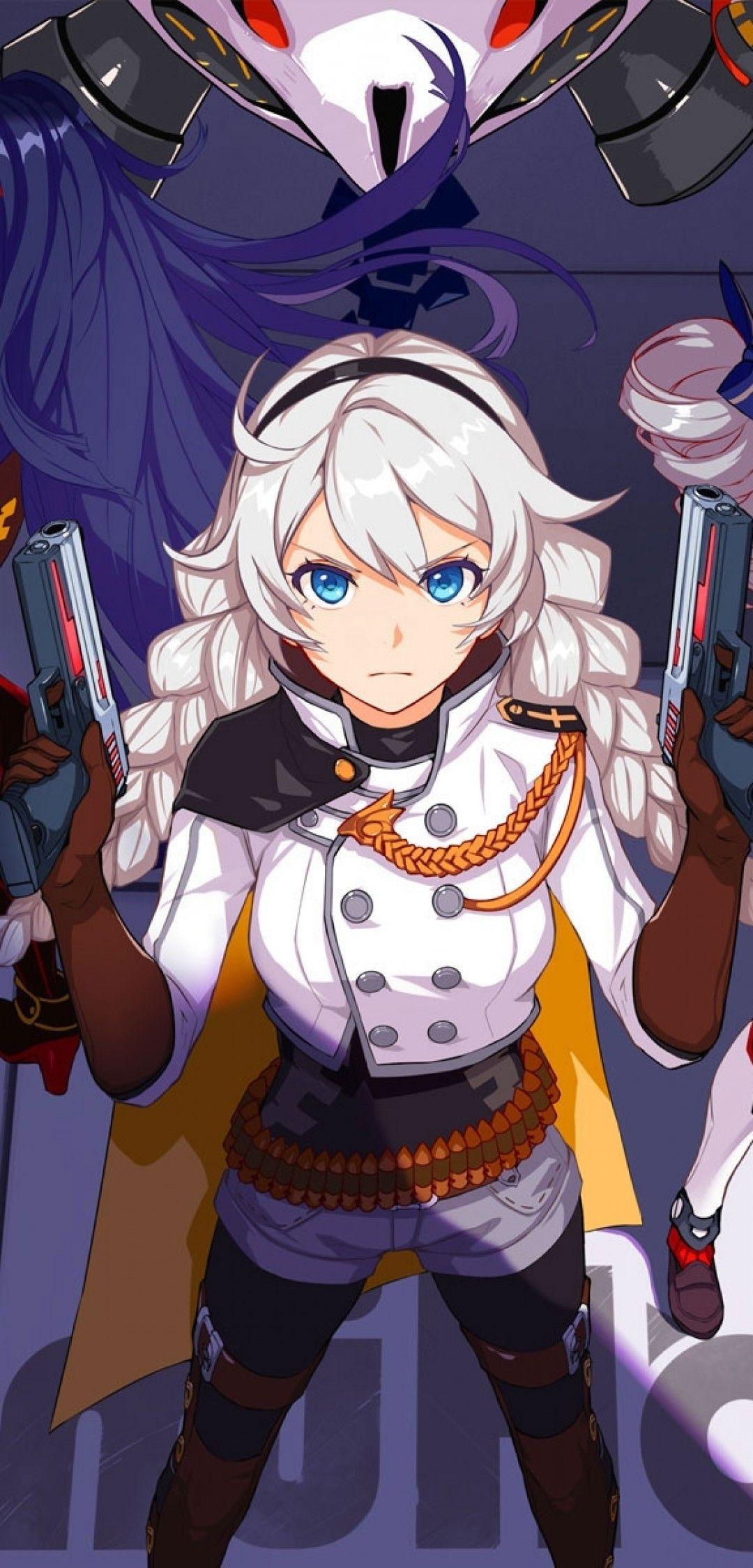 1080x2248 Download 1080x2248 Houkai Impact 3rd, Anime Game, Kiana Kaslana, Raiden Mei, Bronya Zaychik Wallpaper for Xiaomi Mi 8 Pro