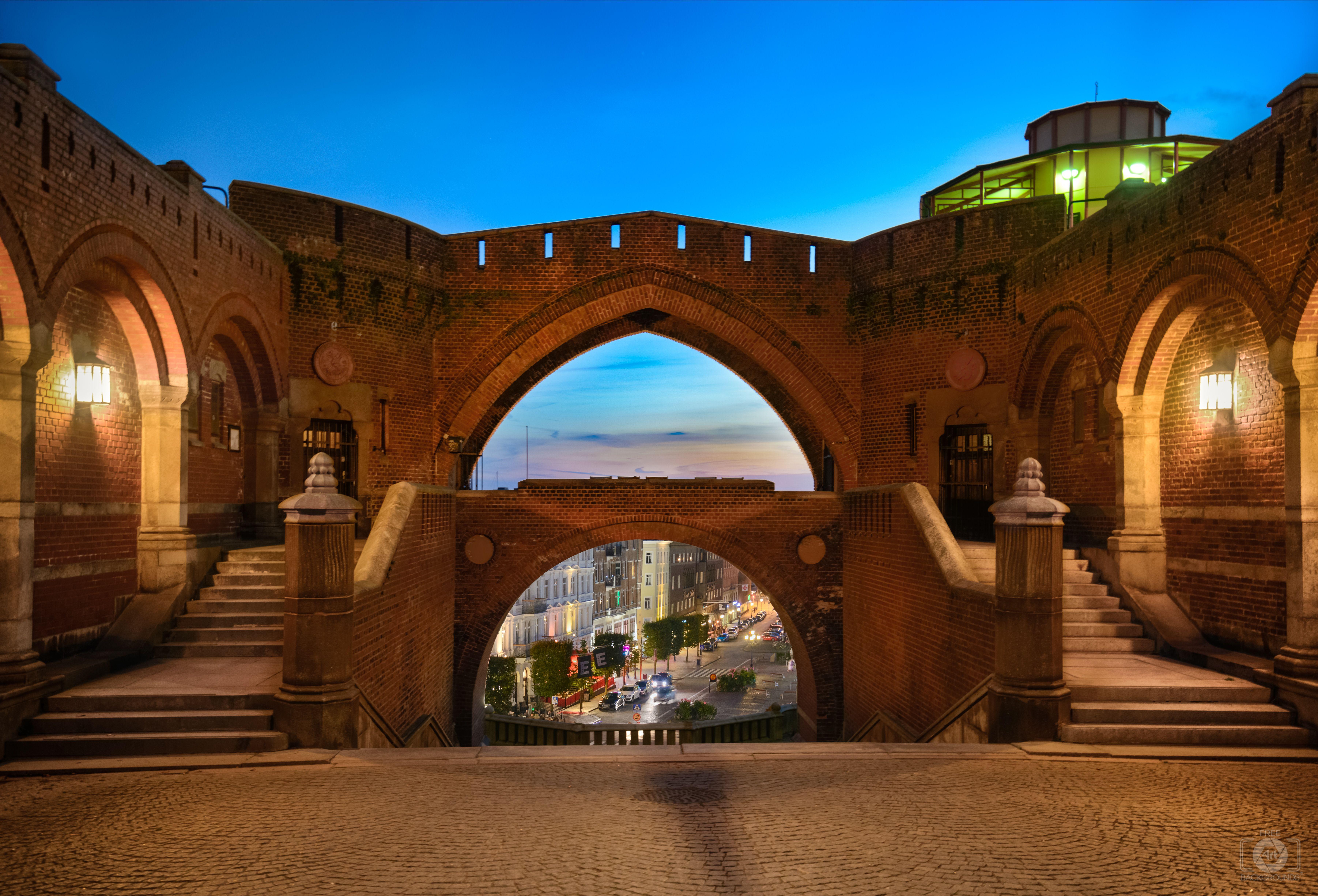 7210x4903 Helsingborg Karnan Castle Sweden Background Quality Free Background