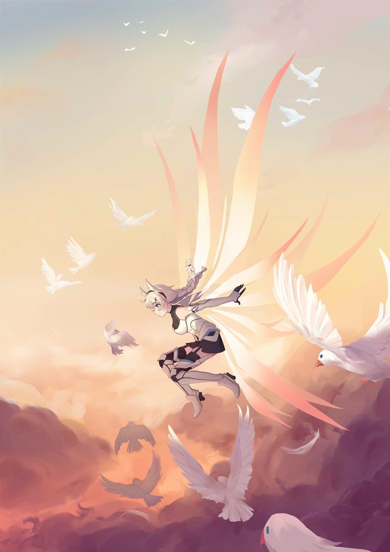 787x1114 Kiana Kaslana Wallpaper