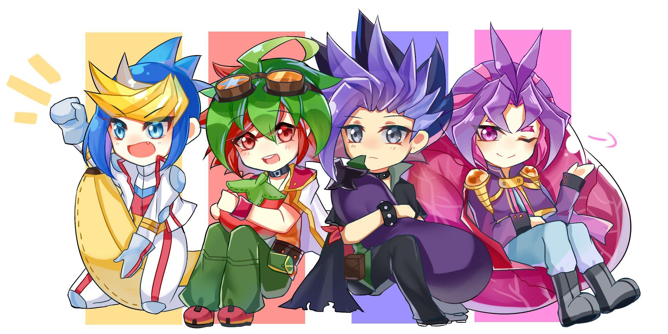 2244x1122 Yuugo (Yu Gi Oh! ARC V), Wallpaper Anime Image Board Mobile