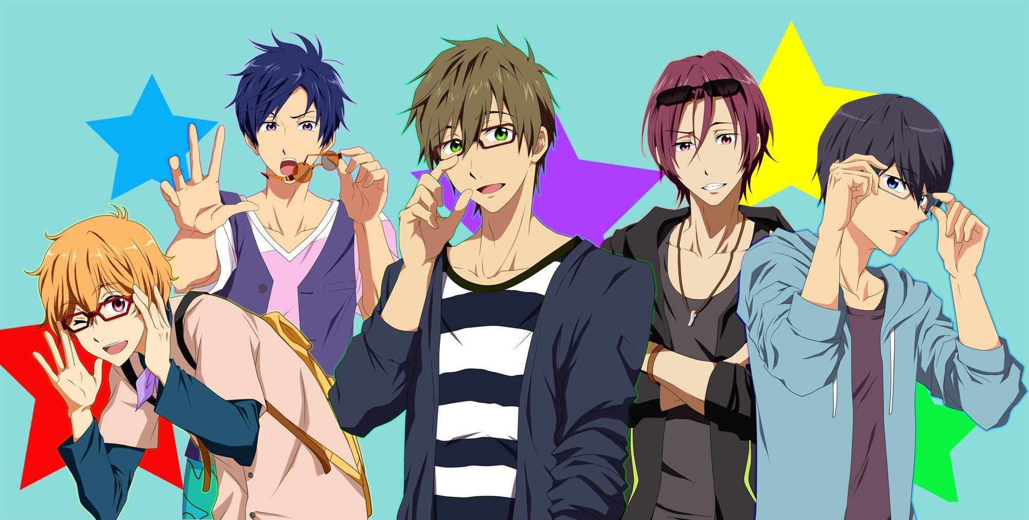 2000x1010 Free! Iwatobi Swim Club Wallpaper