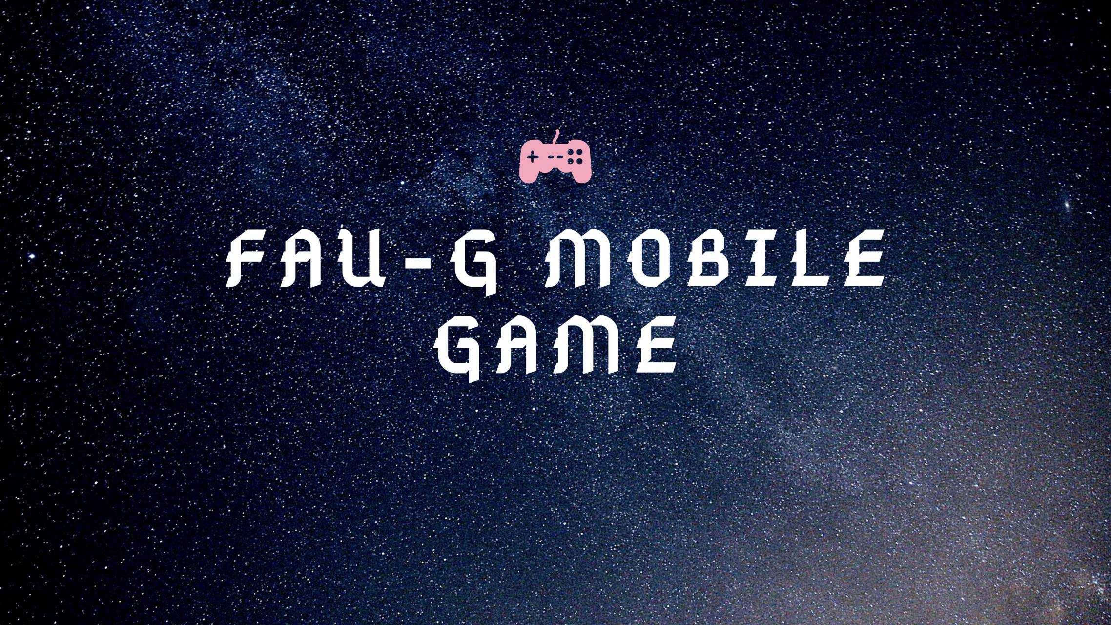 2276x1280 FAU G WALLPAPER Wallpaper