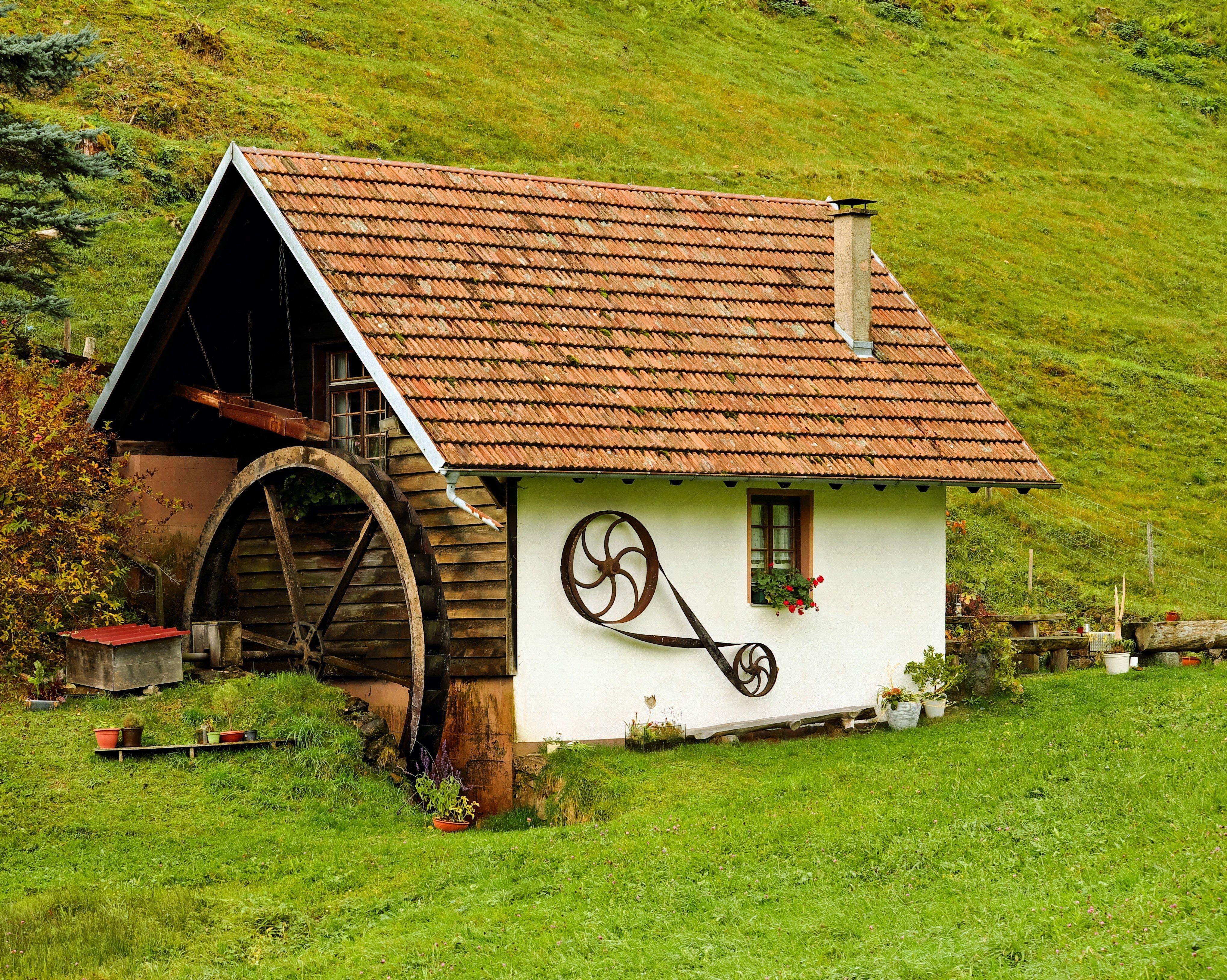 4077x3258 Wallpaper. Home & Living. photo. picture. the house, the village, nature