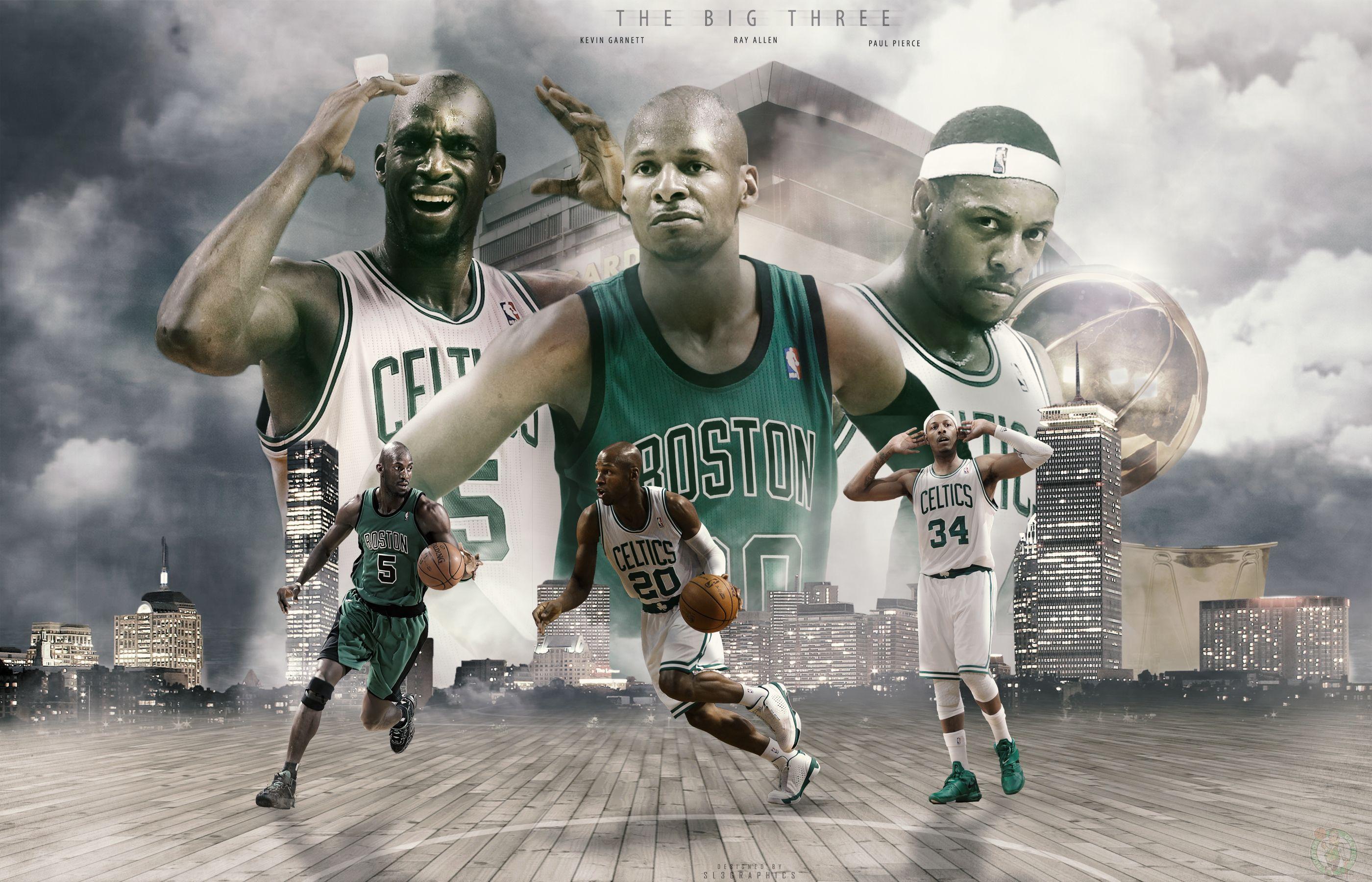 2800x1800 Boston Celtics 2015 The Big Three Nba Wallpaper Wallpaper Big 3 Wallpaper & Background Download