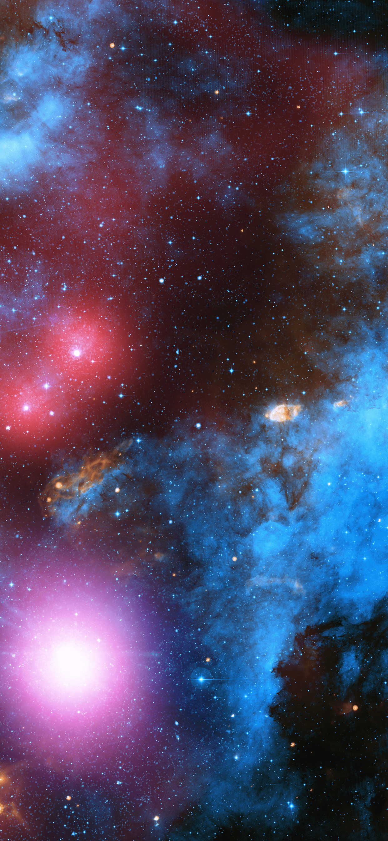 1242x2688 Galaxy IPhone Wallpaper From Chandra X Ray Observatory