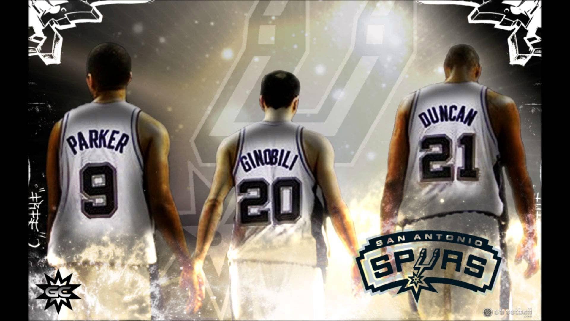 1920x1080 San Antonio Spurs Big Three HD Wallpaper