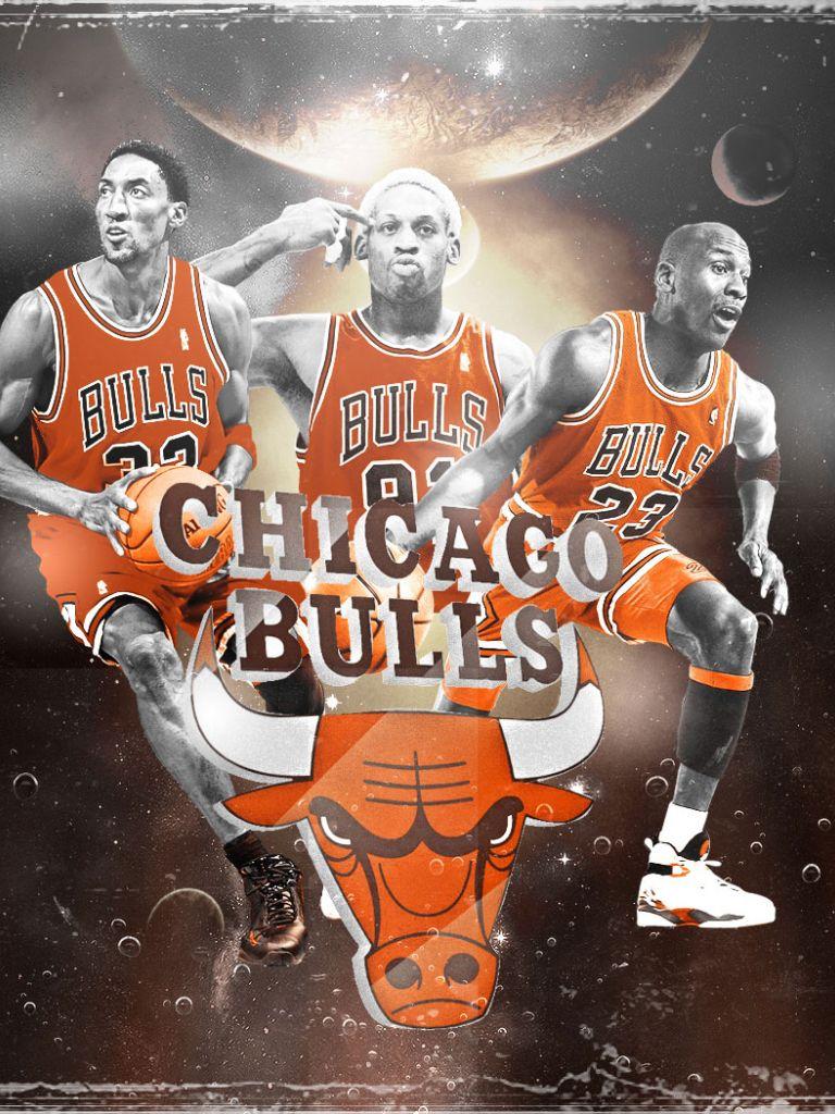 768x1024 Free download 90s Bulls Big 3 Widescreen Wallpaper Basketball Wallpaper at [1680x1050] for your Desktop, Mobile & Tablet. Explore 90'S WallpaperS Desktop Wallpaper, 90'S Wallpaper Patterns