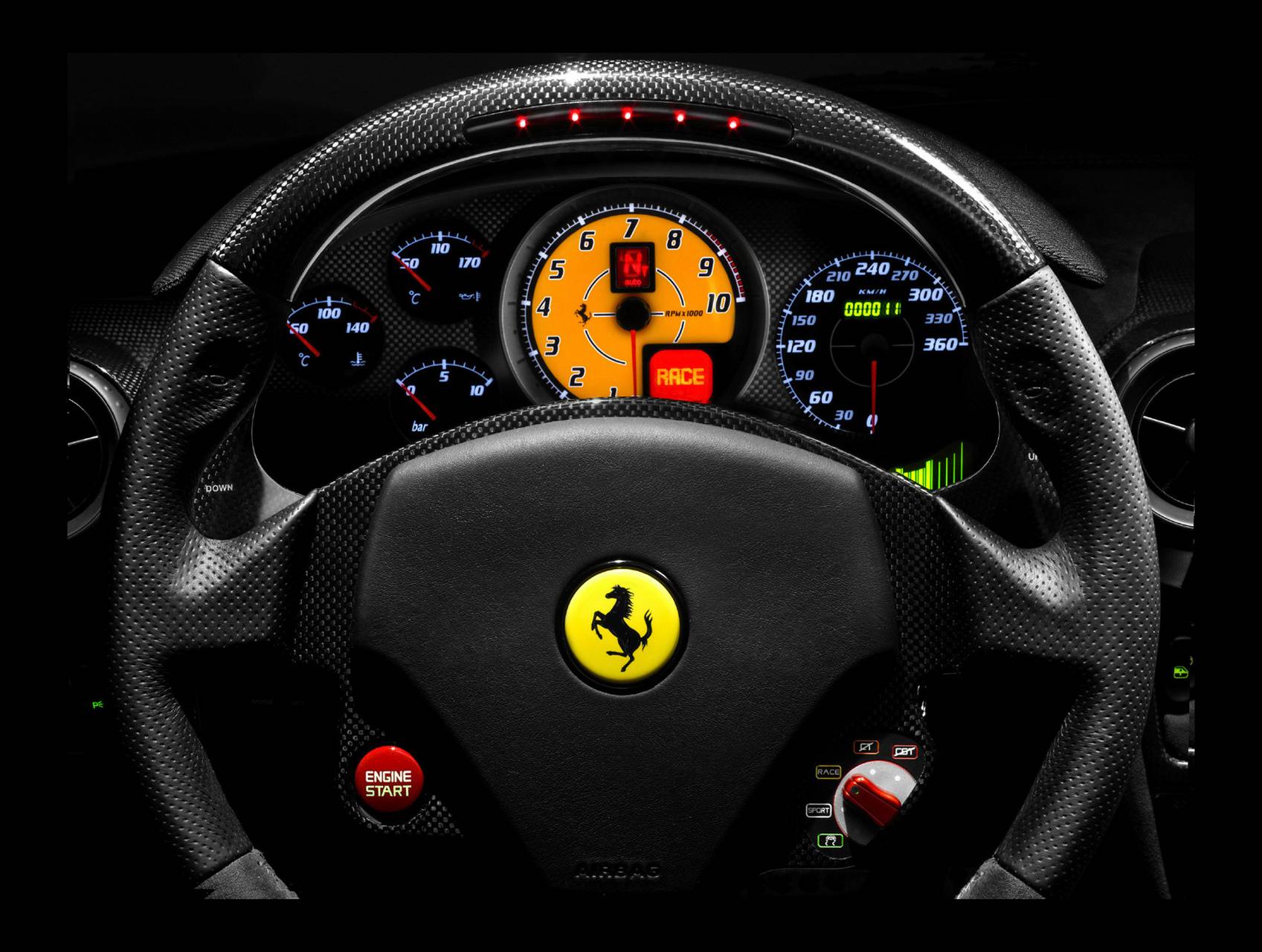 1697x1280 Ferrari Cockpit wallpaper