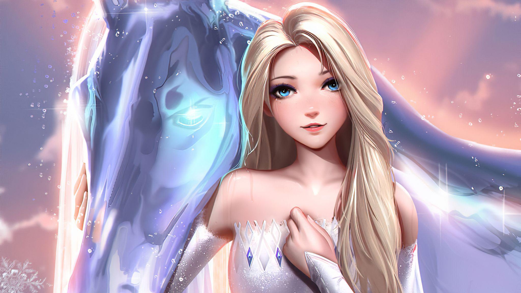 2048x1152 Elsa Frozen 2 4k 2048x1152 Resolution HD 4k Wallpaper, Image, Background, Photo and Picture