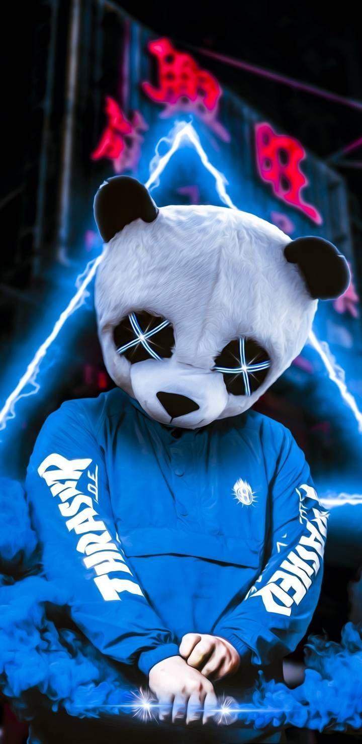 720x1480 Gamer Panda Wallpaper