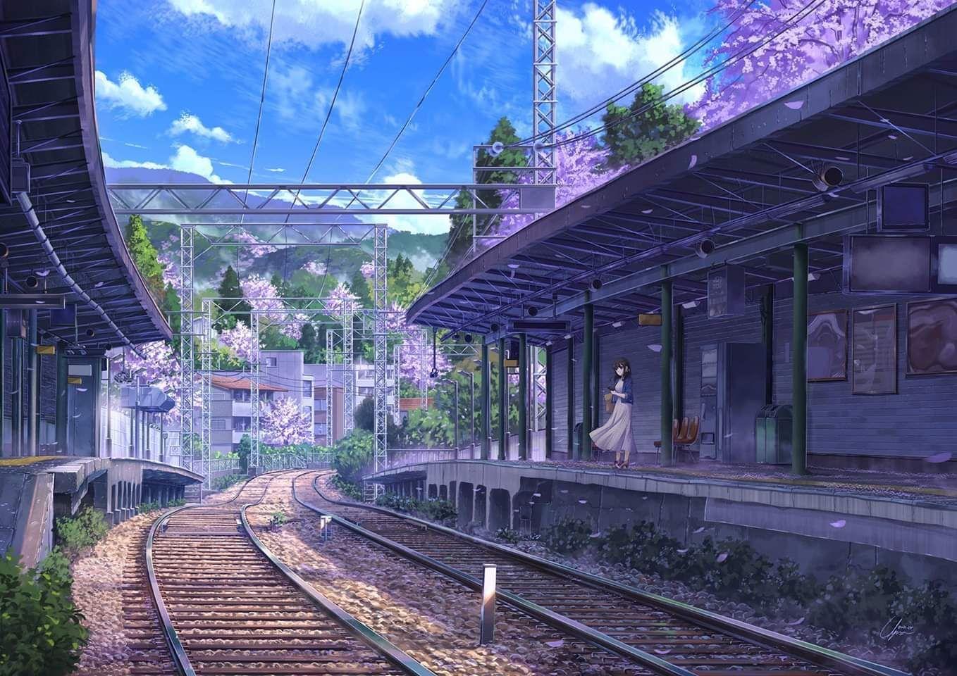 1358x960 NIK• on Twitter. Anime scenery, Scenery wallpaper, Anime background