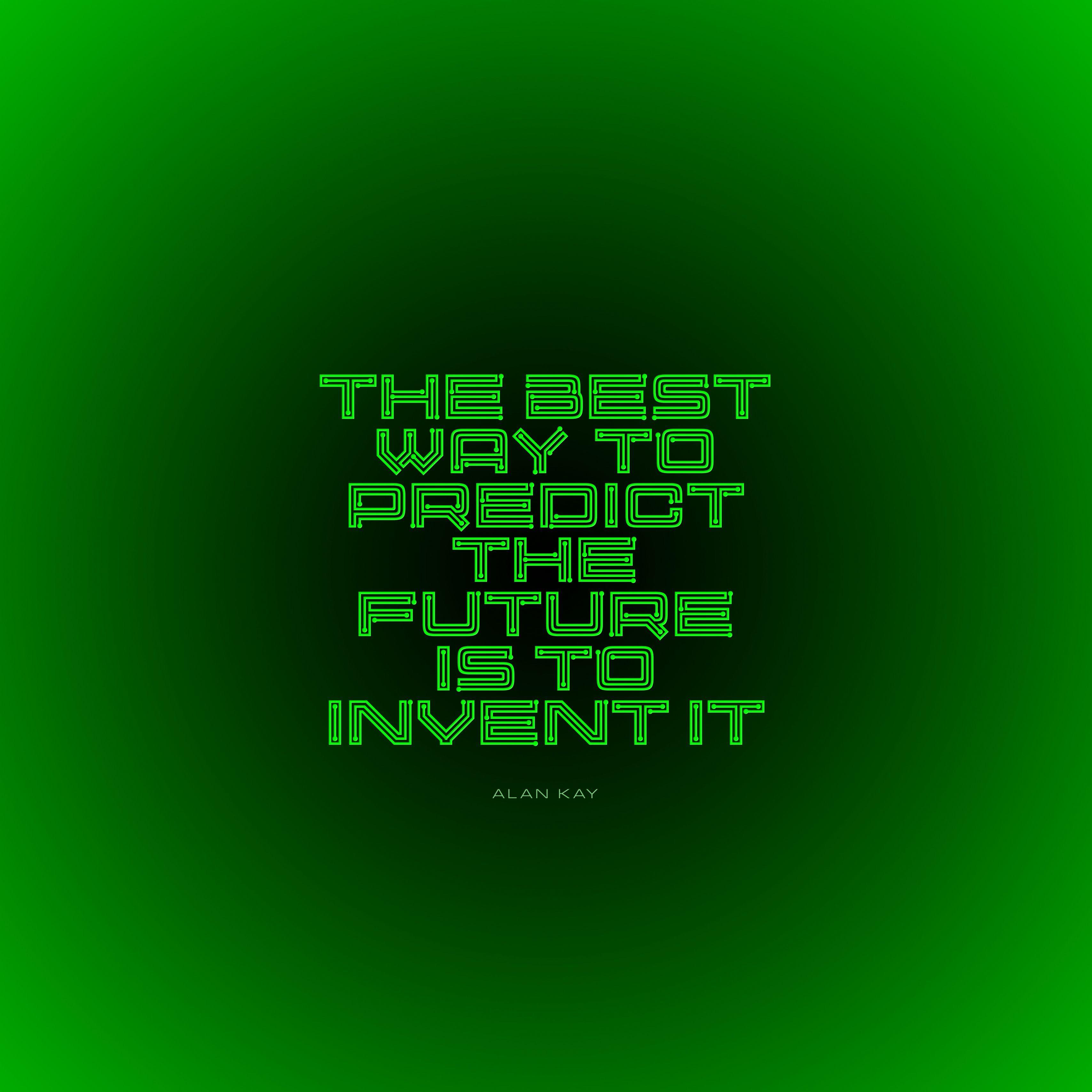 3415x3415 Download wallpaper 3415x3415 future, motivation, inspiration, inscription, green ipad pro 12.9 retina for parallax HD background