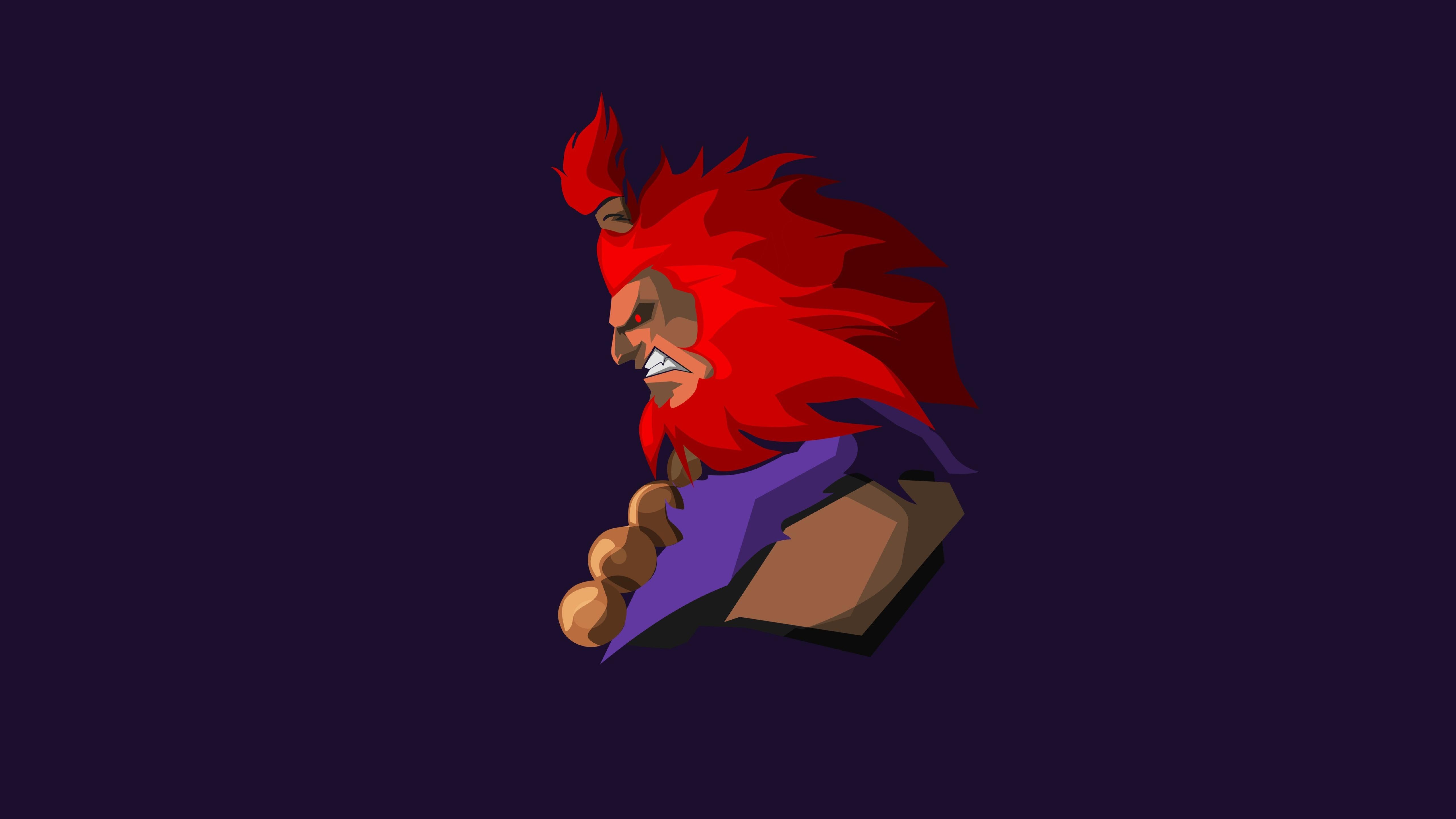5120x2880 Akuma Street Fighter Minimal 5K Wallpaper, HD Games 4K Wallpaper, Image, Photo and Background