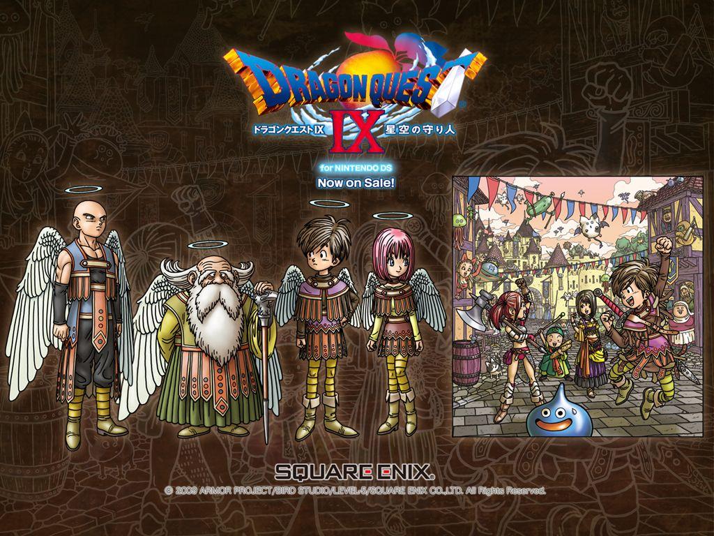 1024x768 Dragons Den: Dragon Quest Fansite > Dragon Quest IX DS > Wallpaper