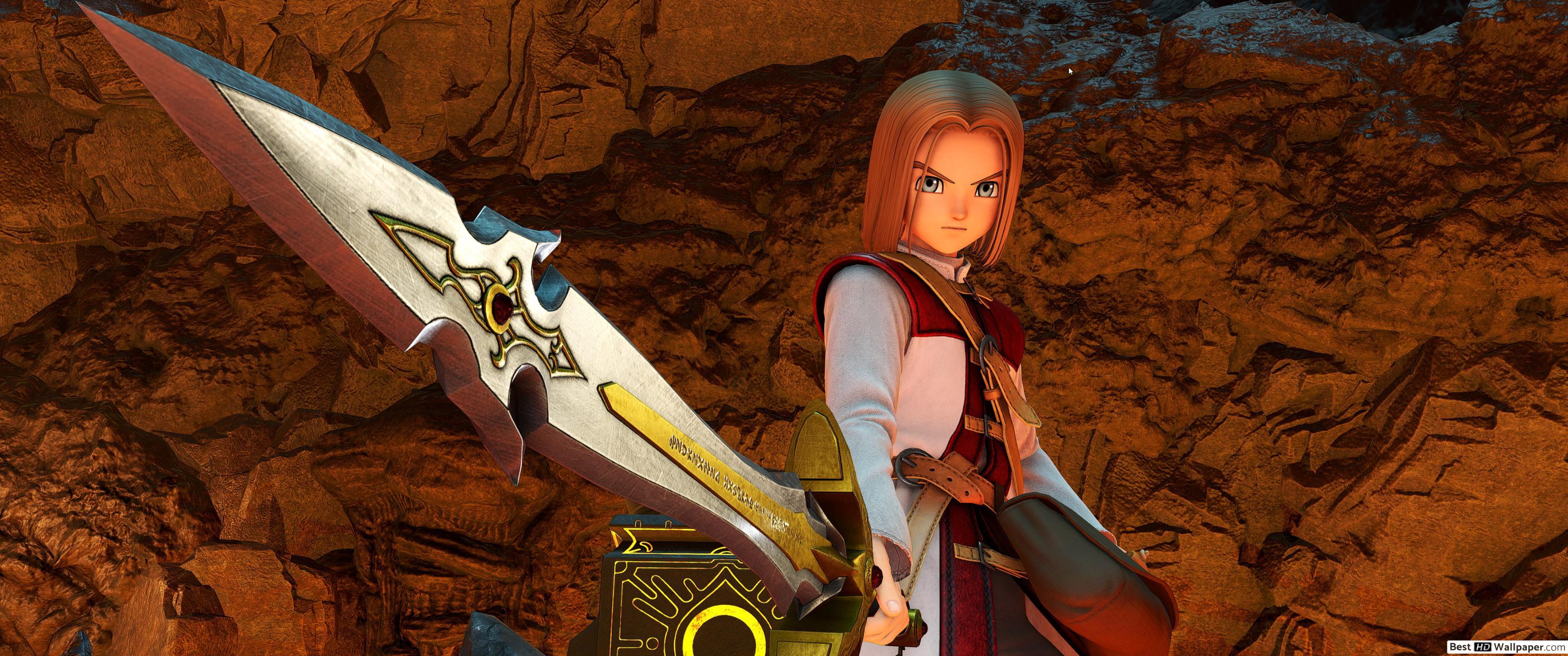 3440x1440 Dragon Quest XI HD wallpaper download