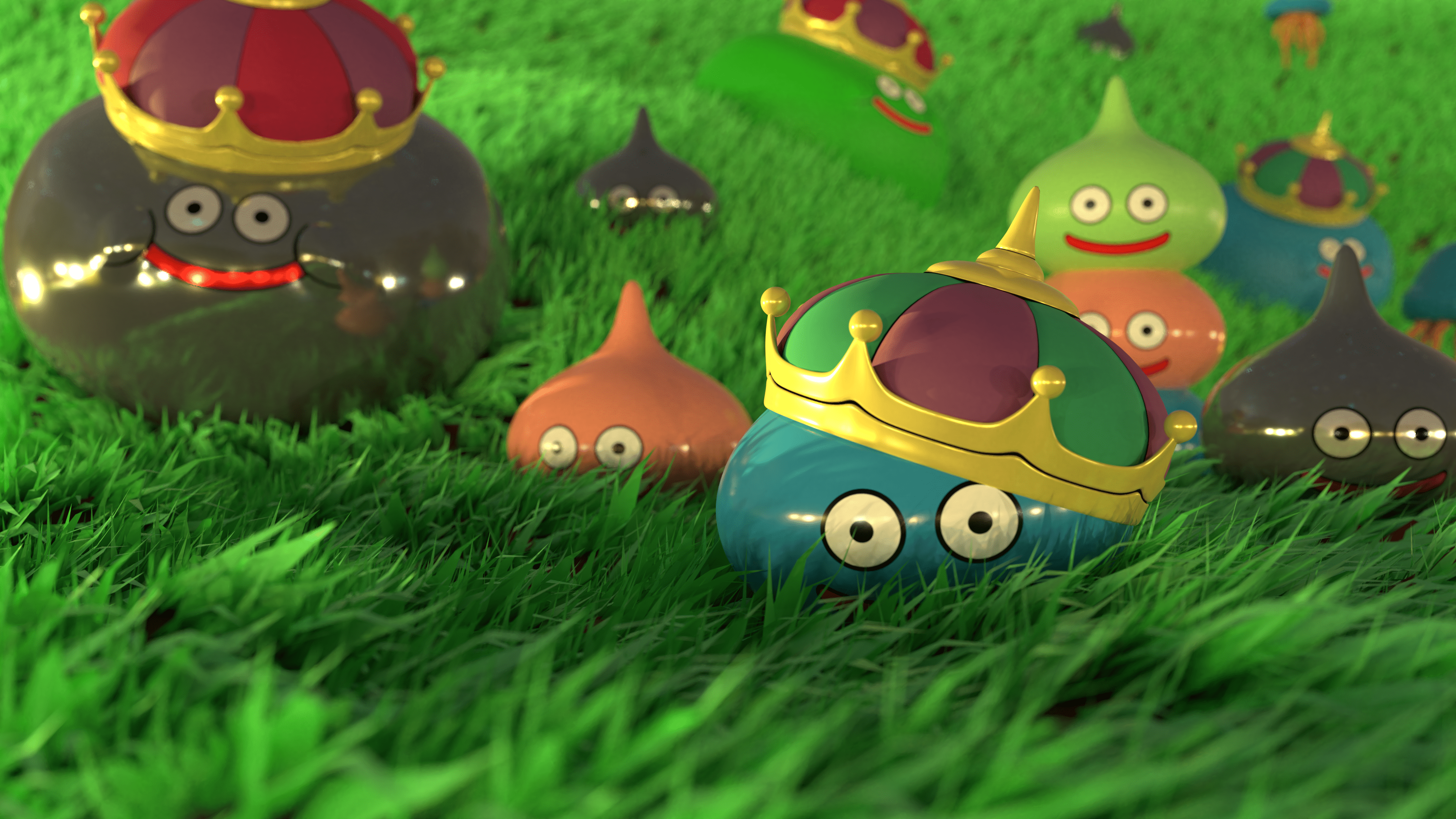 3840x2160 OC] [3840x2160] Couldn't find any good Dragon Quest Wallpaper so I did my own :)
