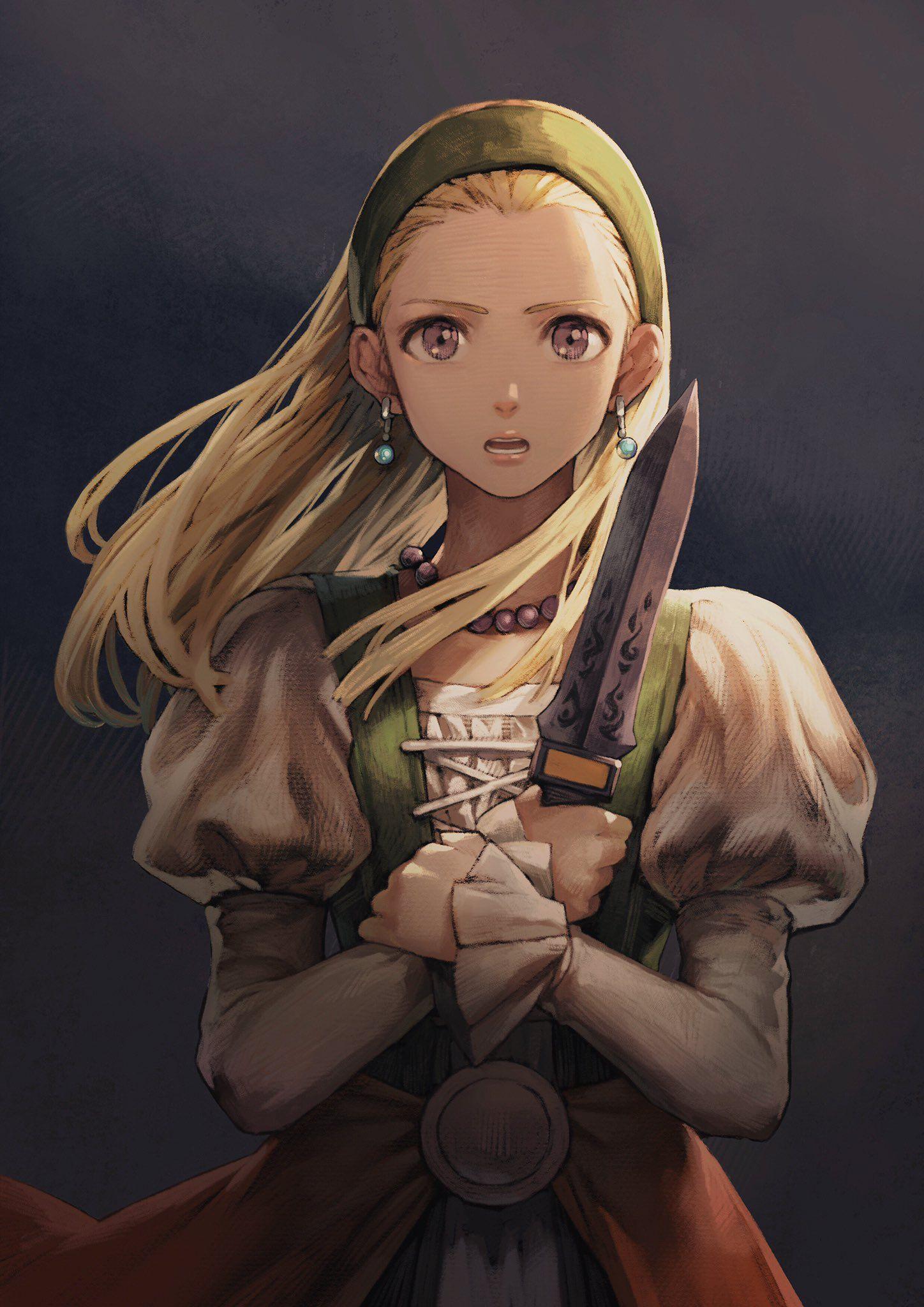 1448x2048 Dragon Quest 11 Serena Fanart