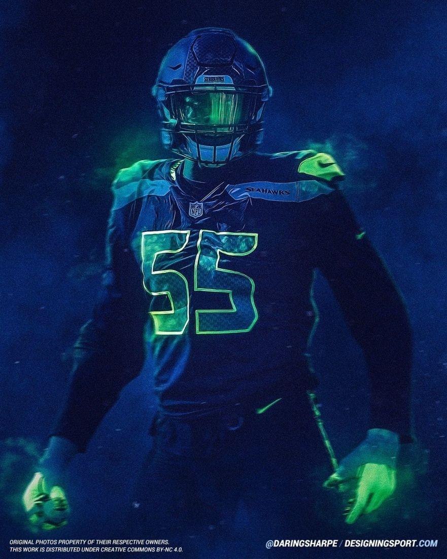 881x1102 Frank Clark Seattle Seahawks Seahawks Nfl 12thman intended for Frank Clark Wallpaper iPhone your Favorite Wallpa. Nfl seahawks, Seahawks, Seattle seahawks