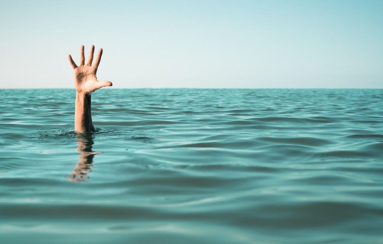 1332x850 Wallpaper hand, help, problems, drown image for desktop, section ситуации