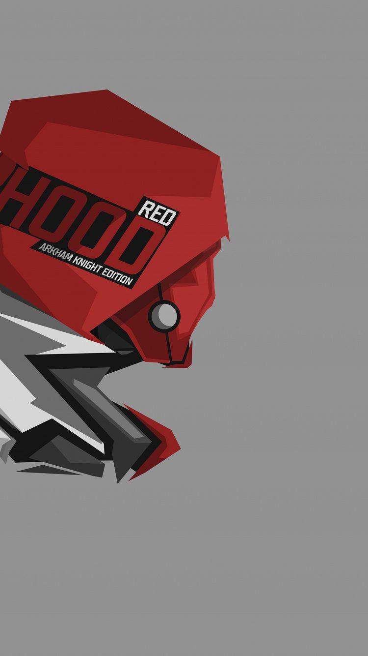 750x1334 Download Red hood, art, minimal wallpaper, 750x iphone iPhone 8