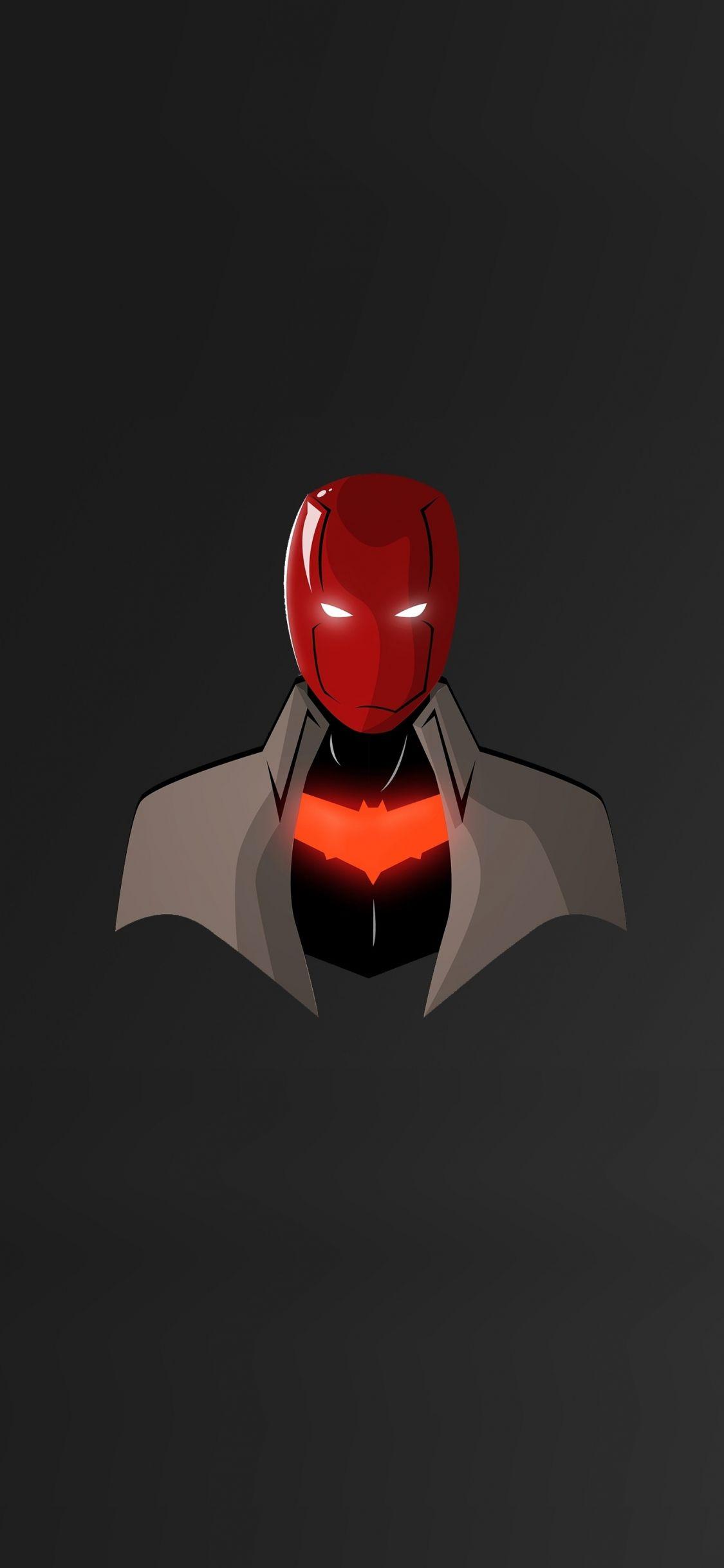 1125x2436 Download 1125x2436 wallpaper red hood, illustrator, minimal, iphone x 1125x2436 HD image, background, 15070